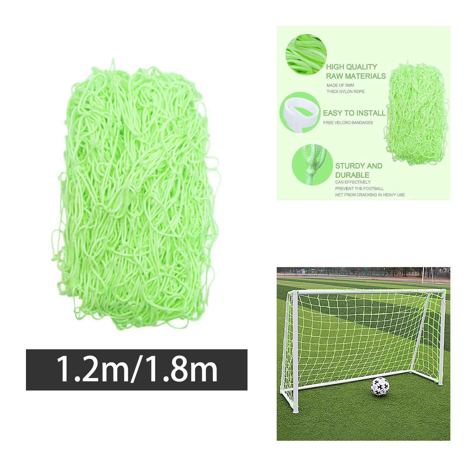 Luminous Soccer Goal Net Portable Soccer Replacement for Game Practice Beach S