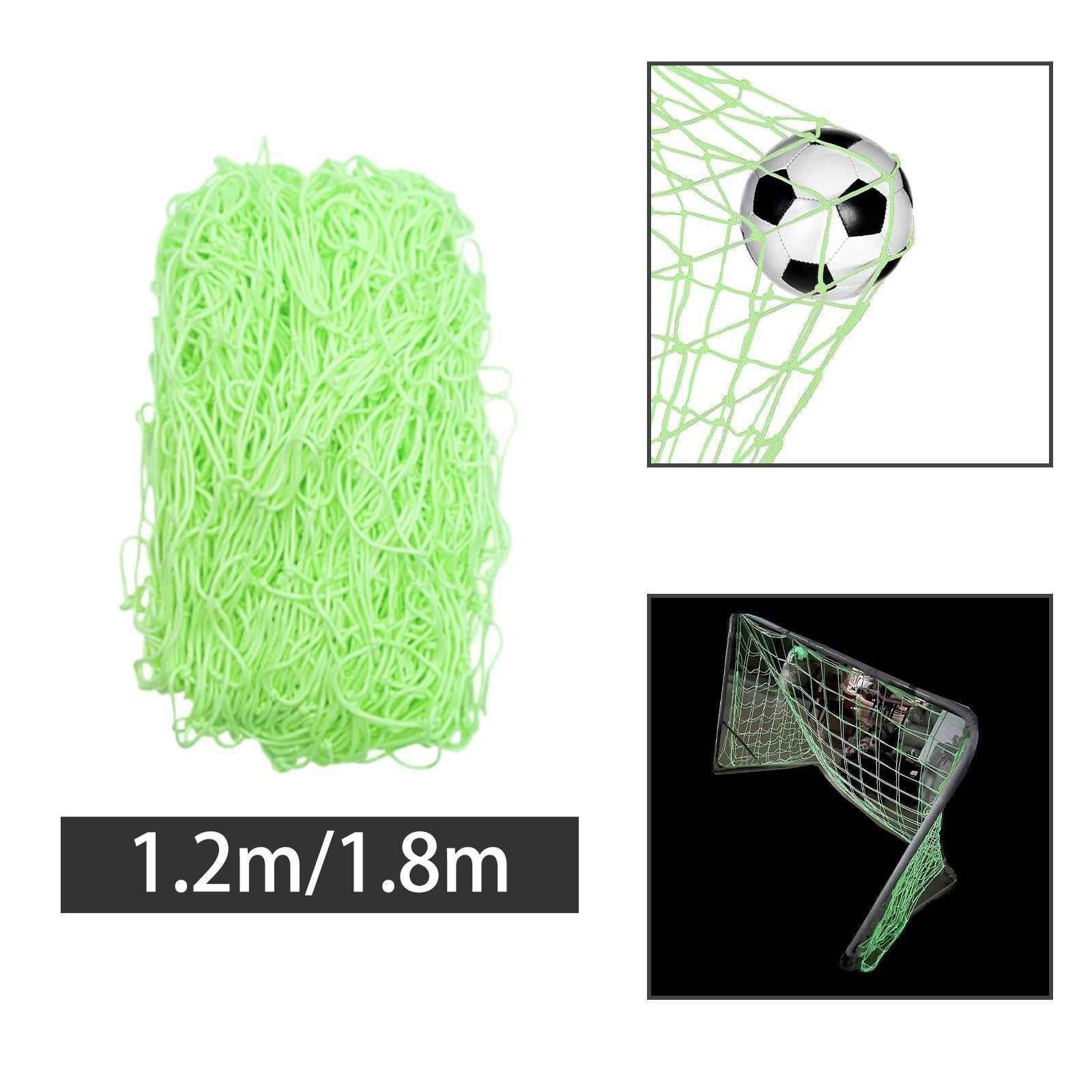 Luminous Soccer Goal Net Portable Soccer Replacement for Game Practice Beach S