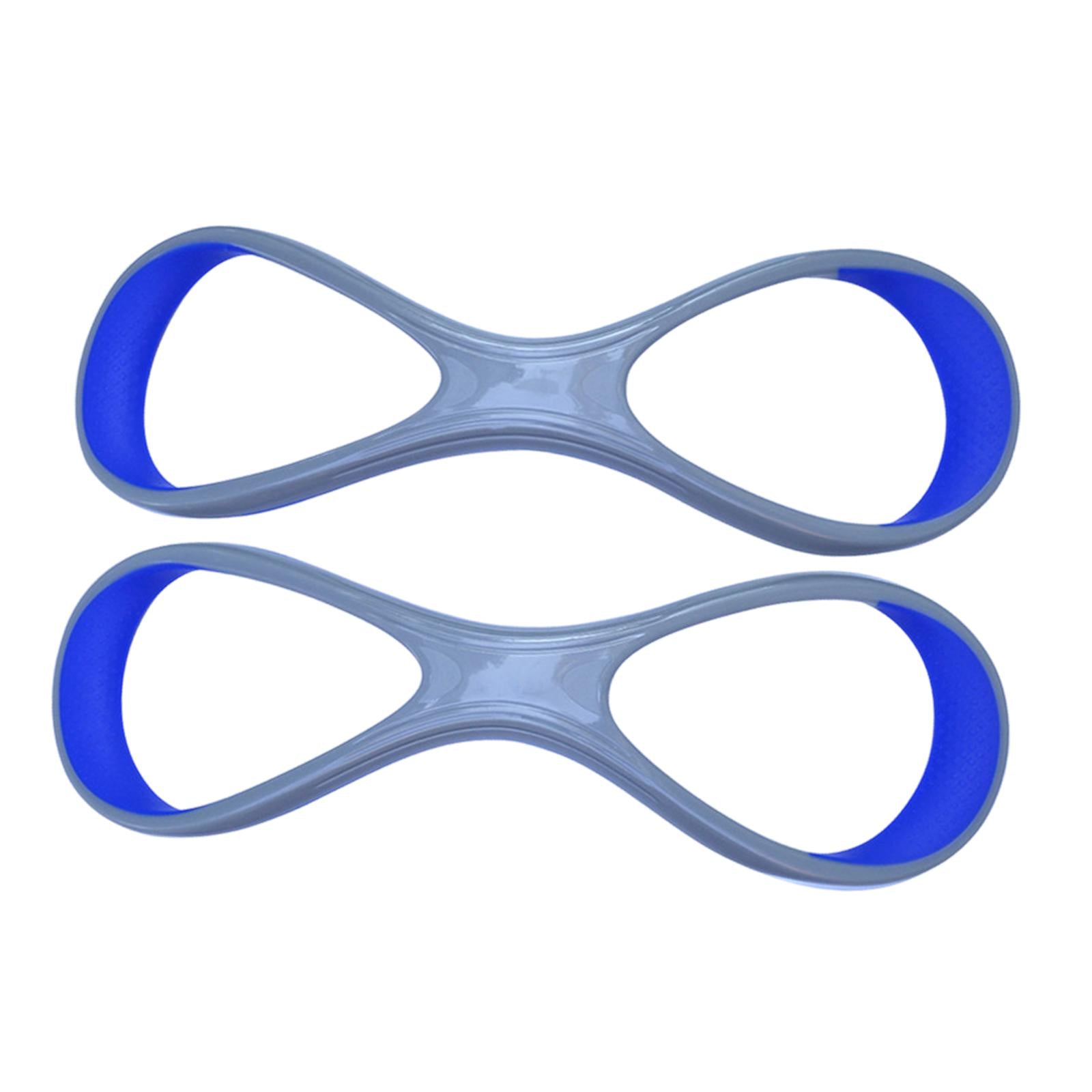 Forearm Fulcrum Fin Teaching 8 Word Auxiliary Professional Swim Webbed Glove Gray Blue L