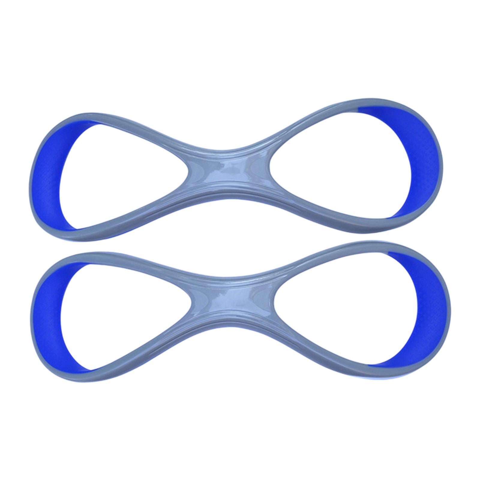 Forearm Fulcrum Fin Teaching 8 Word Auxiliary Professional Swim Webbed Glove Gray Blue L