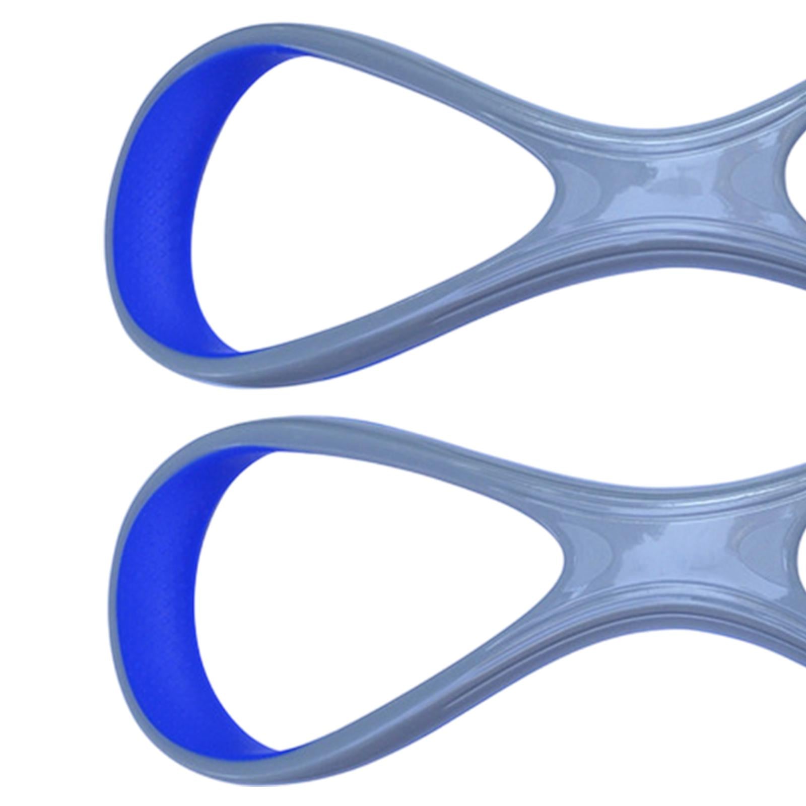 Forearm Fulcrum Fin Teaching 8 Word Auxiliary Professional Swim Webbed Glove Gray Blue L