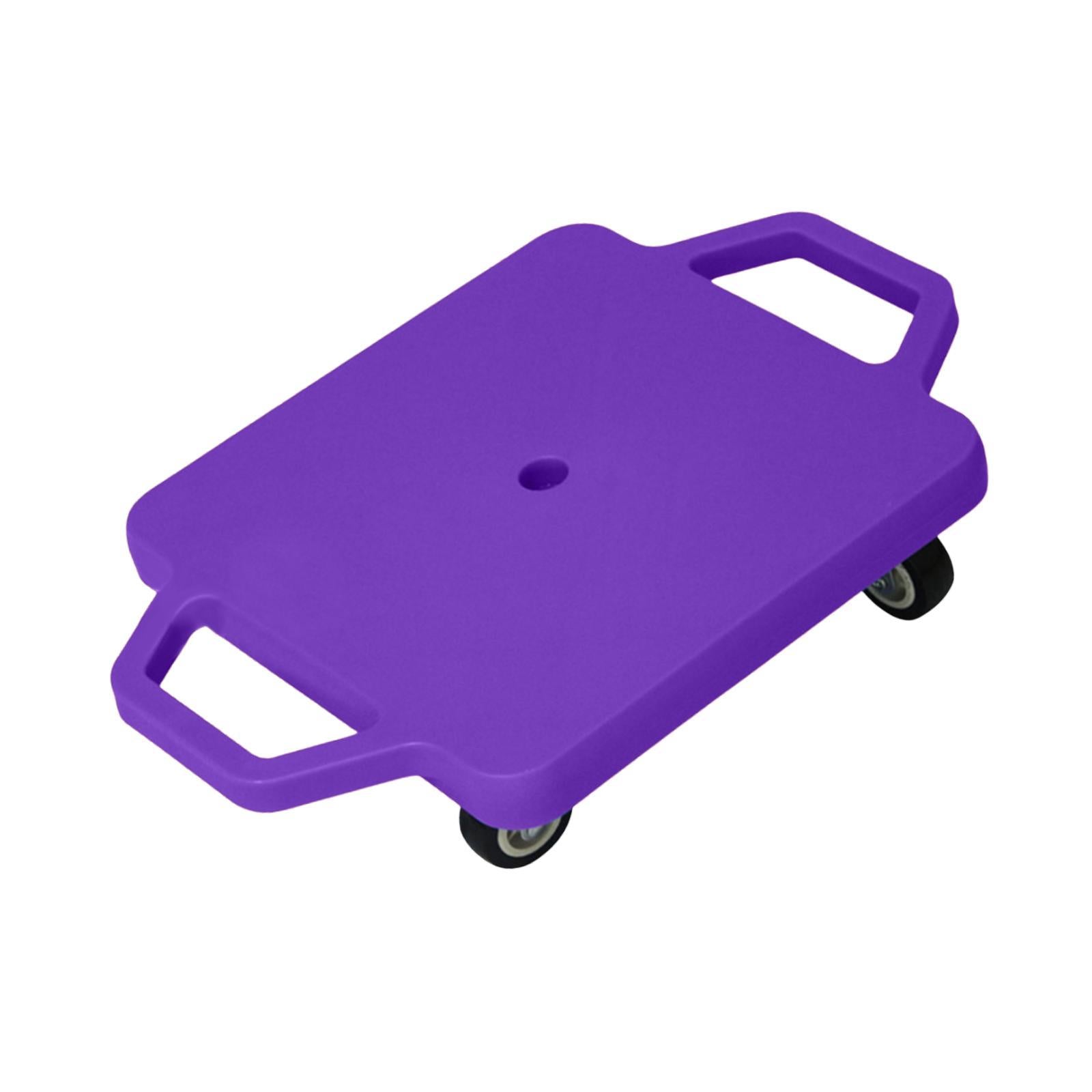 Scooter Board with Handles for Indoor Outdoor Activities Homeschool Backyard Violet