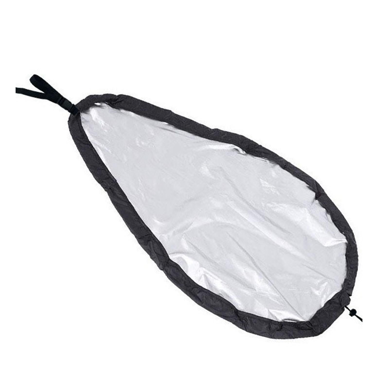 Kayak Cockpit Cover Dustproof Kayak Cabin Protection Cover Cockpit Protector Silver 88.4cmx55.4cm