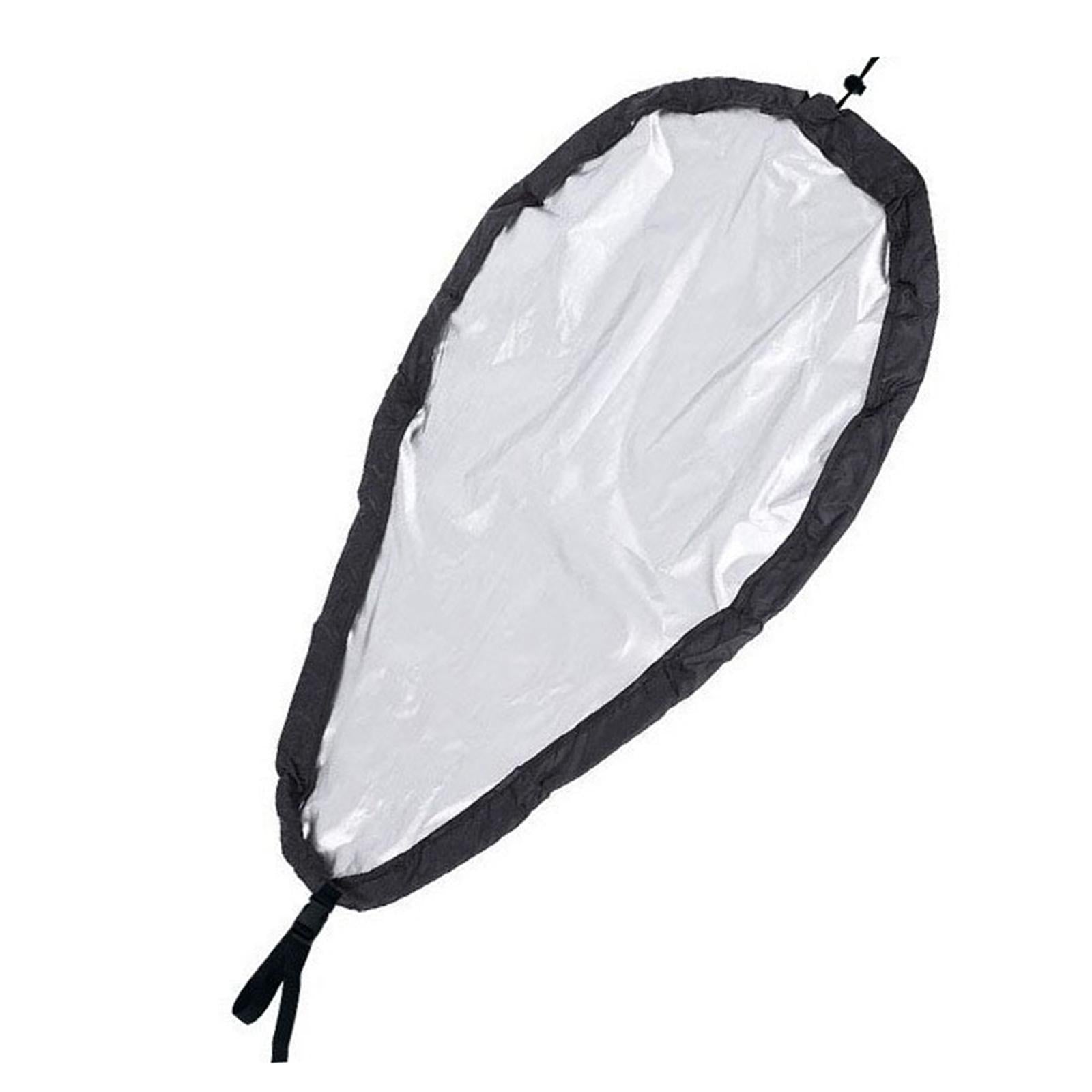 Kayak Cockpit Cover Dustproof Kayak Cabin Protection Cover Cockpit Protector Silver 98.6cmx57.5cm