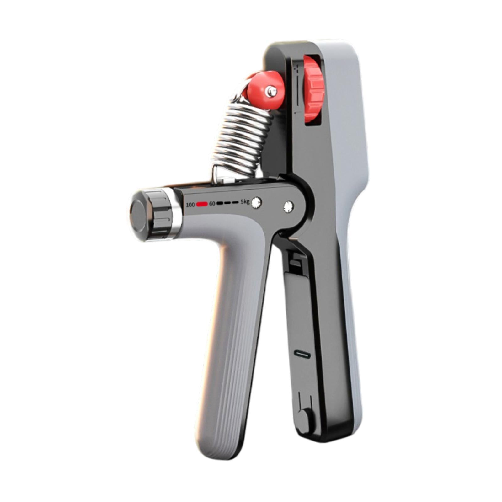 Hand Grip Strengthener Versatile Finger Exerciser for Home Gym Professionals Black Gray