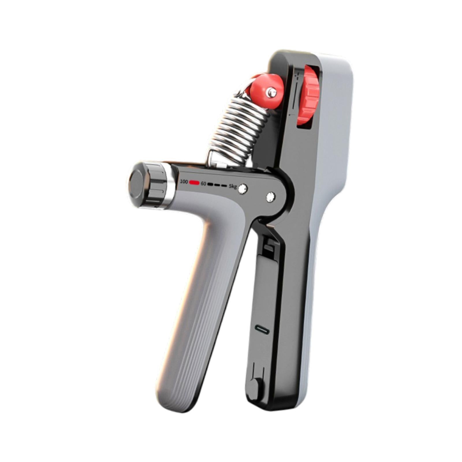 Hand Grip Strengthener Versatile Finger Exerciser for Home Gym Professionals Black Gray