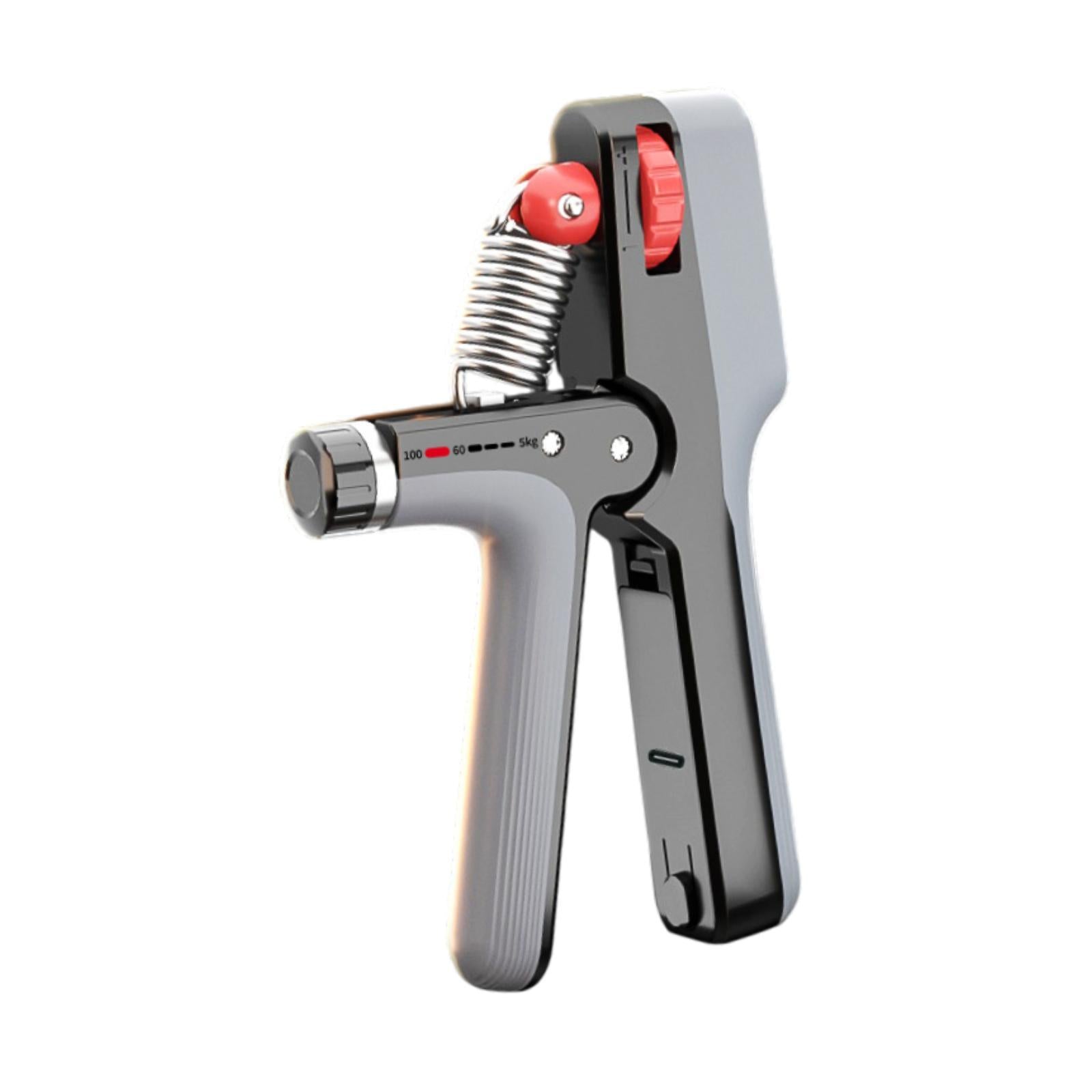 Hand Grip Strengthener Versatile Finger Exerciser for Home Gym Professionals Black Gray