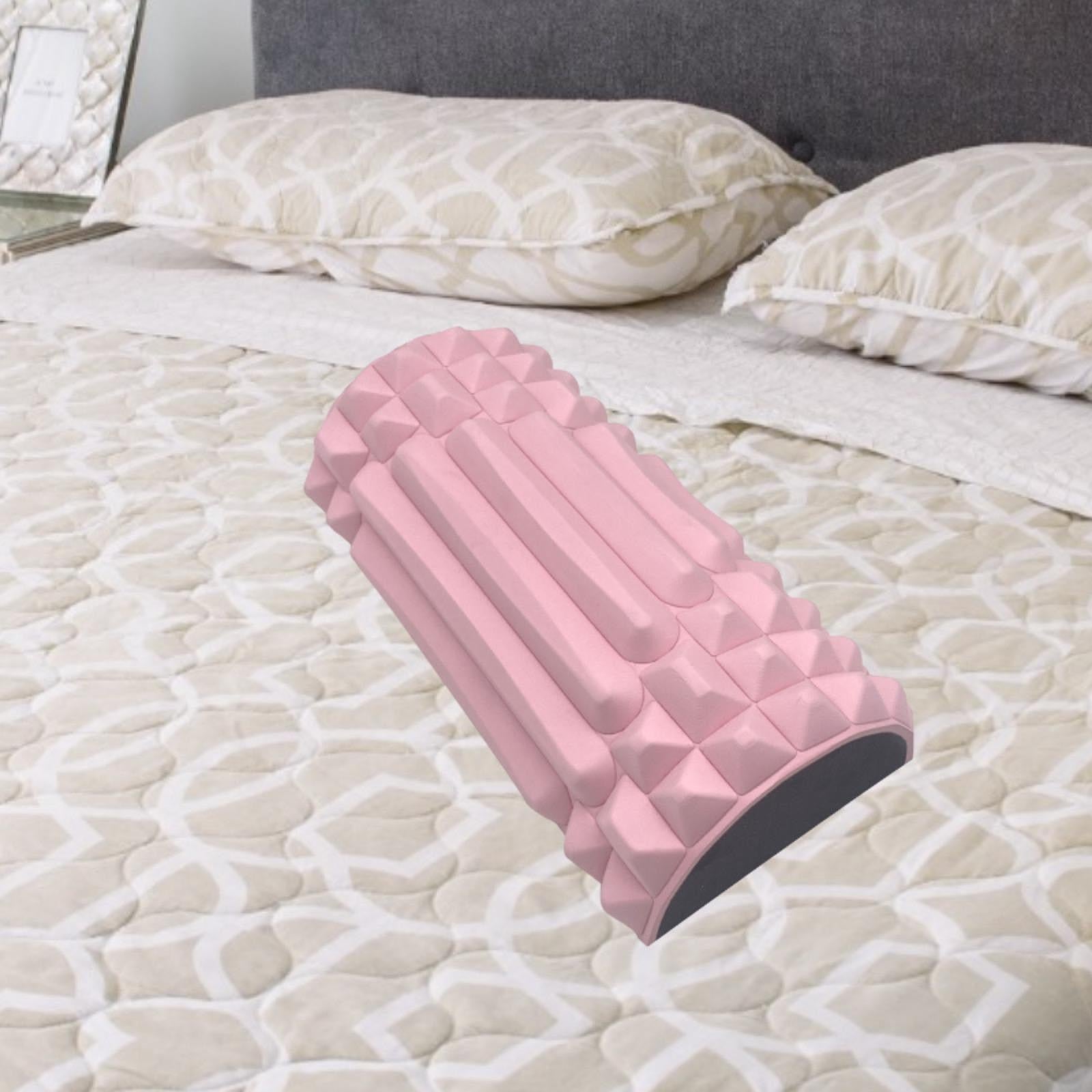 Back Neck Massager Compact Versatile Travel Pillow for Foot Body Muscle Legs pink