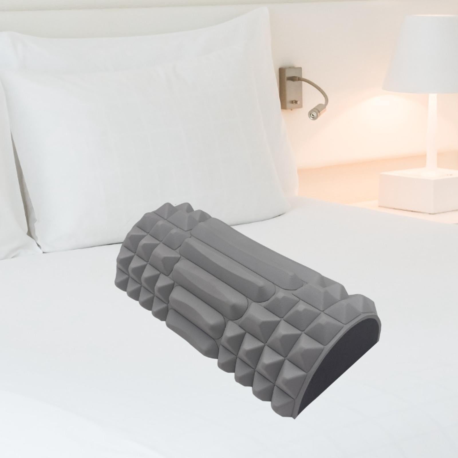 Back Neck Massager Compact Versatile Travel Pillow for Foot Body Muscle Legs grey