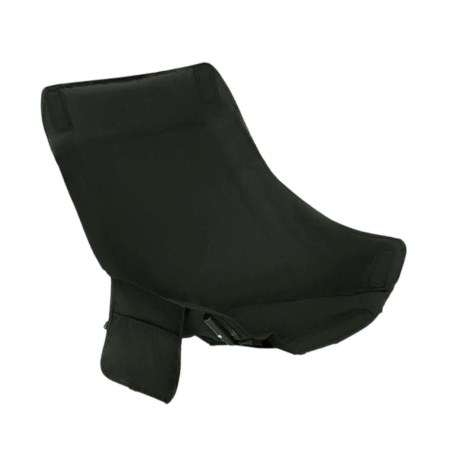 Folding Camping Chair Cover Portable Replacement for Backyard Picnic Fishing High Back Black