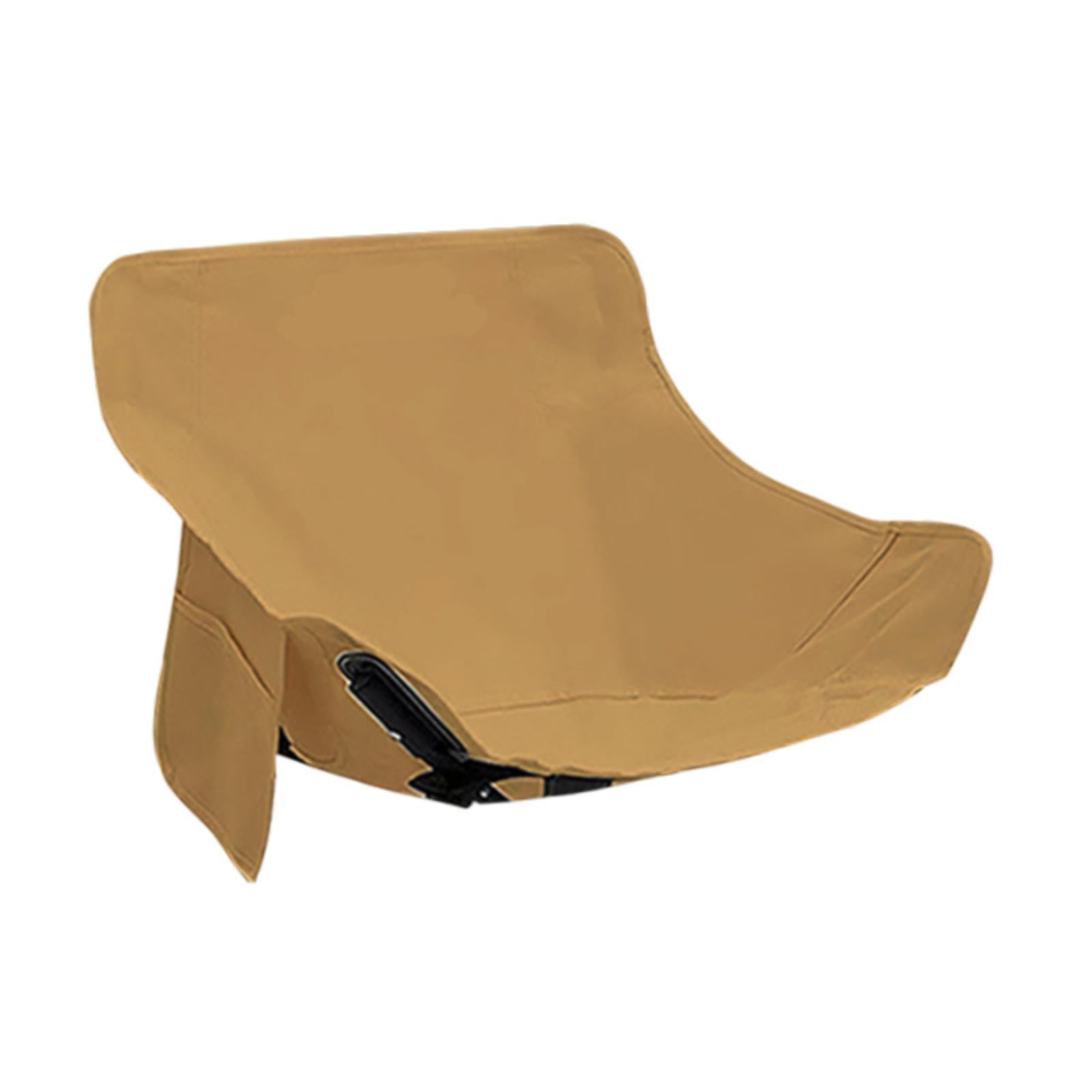 Folding Camping Chair Cover Portable Replacement for Backyard Picnic Fishing Low Back Brown