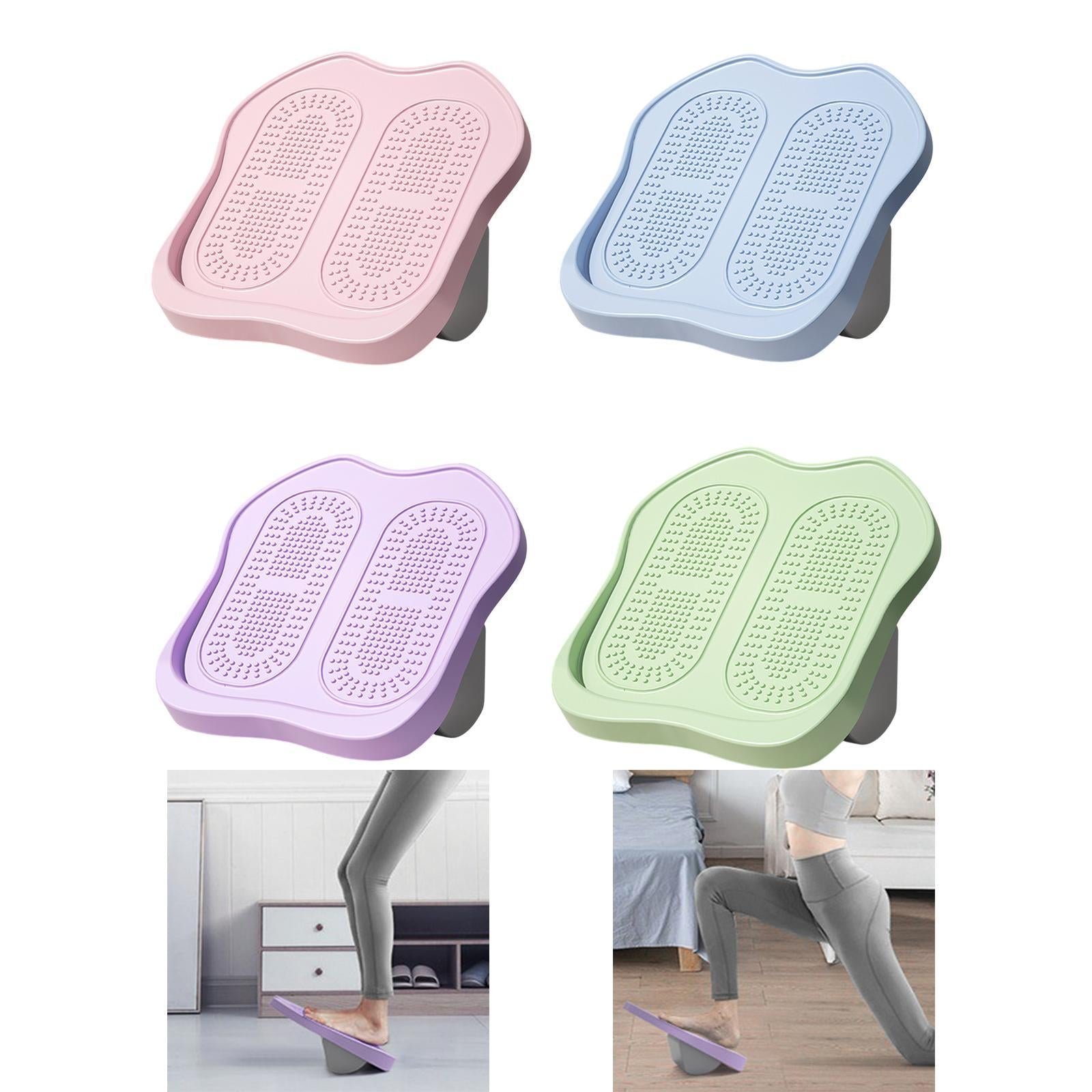 Slant Board Calf Stretcher Foldable Leg Stretch for Home Gym Sports Exercise Pink