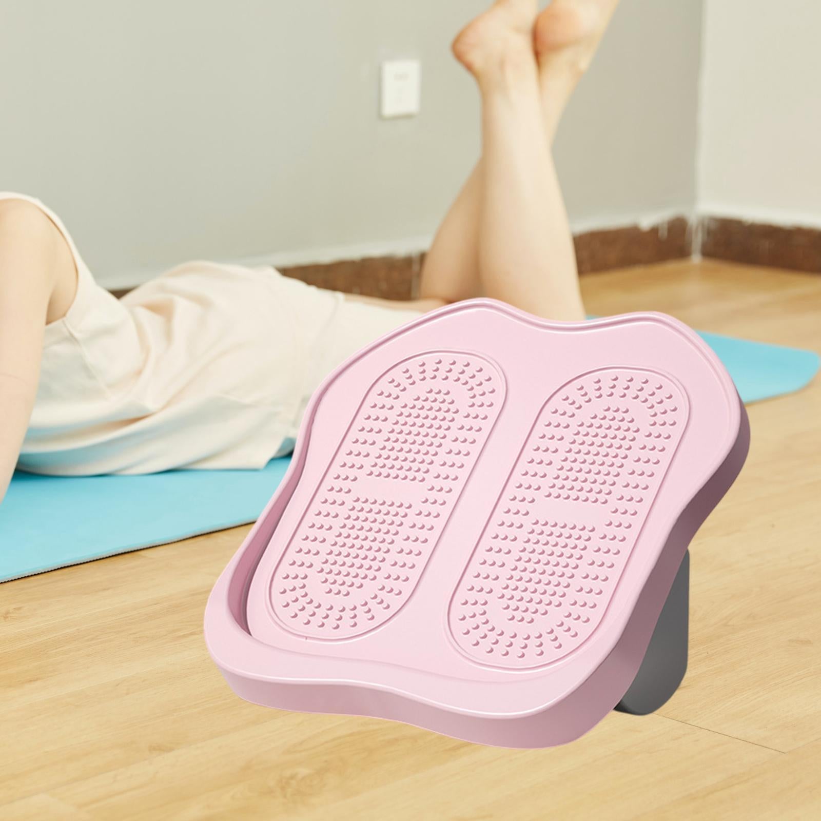 Slant Board Calf Stretcher Foldable Leg Stretch for Home Gym Sports Exercise Pink