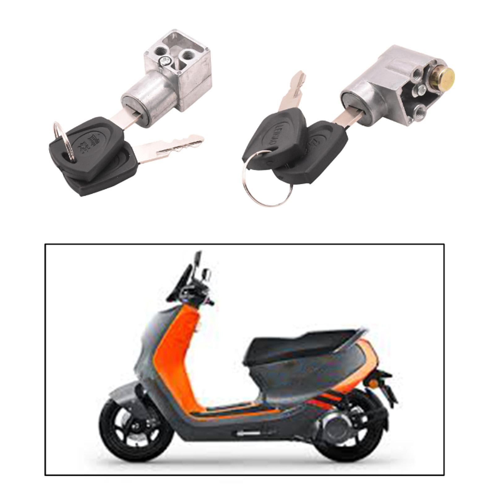 Electric Car Battery Box Lock Anti-thieves Lock for Motorcycle Replace Parts Saddle Tube Lock