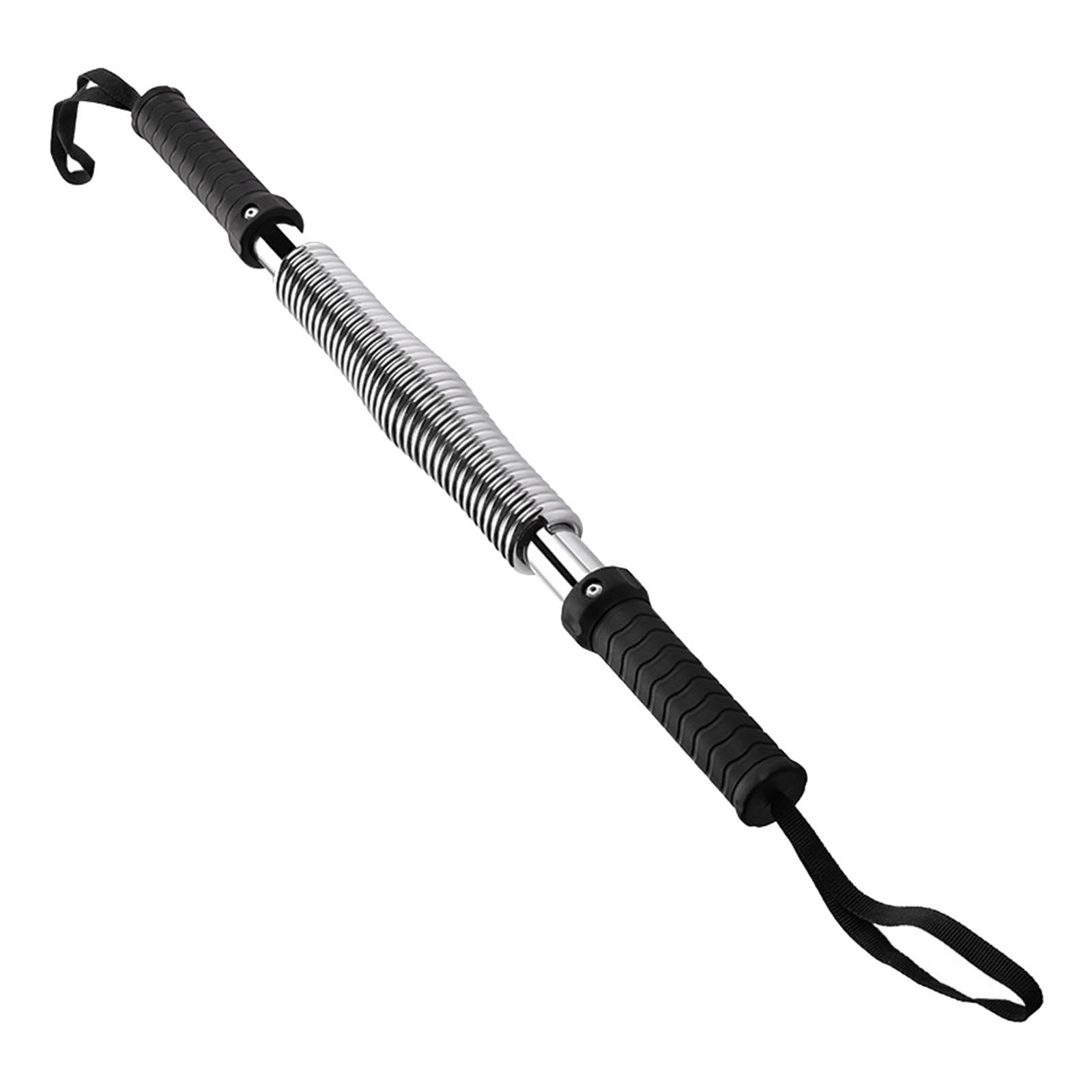 Power Twister Bar Chest Expander Trainer Spring Exerciser Fitness Heavy Duty