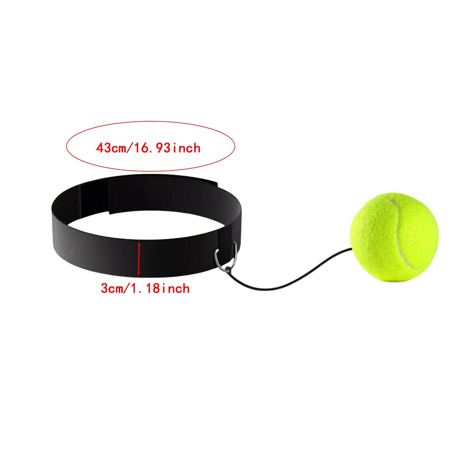 Boxing Reflex Ball Headband Exercise Improve Speed Gift Boxing Reaction Ball Yellow Ball