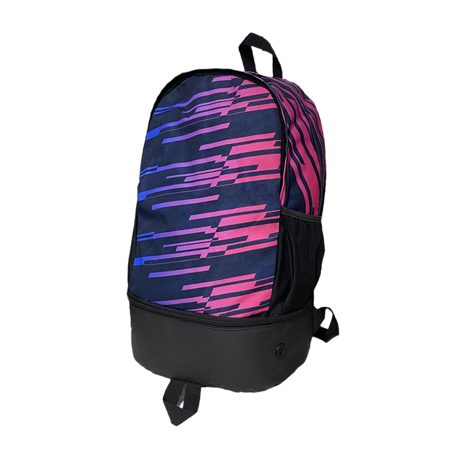 Soccer Backpack Lightweight Sports Backpack Rucksack Travel Gym Bag Violet