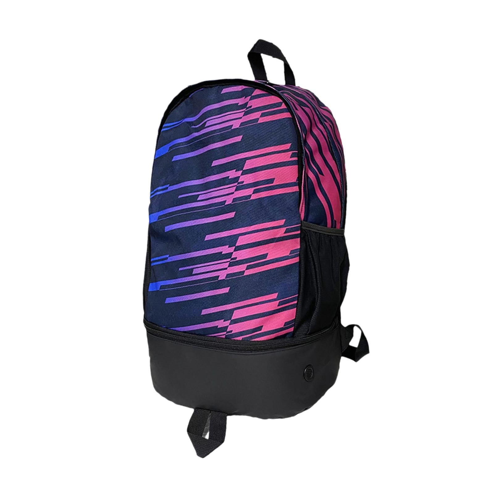 Soccer Backpack Lightweight Sports Backpack Rucksack Travel Gym Bag Violet