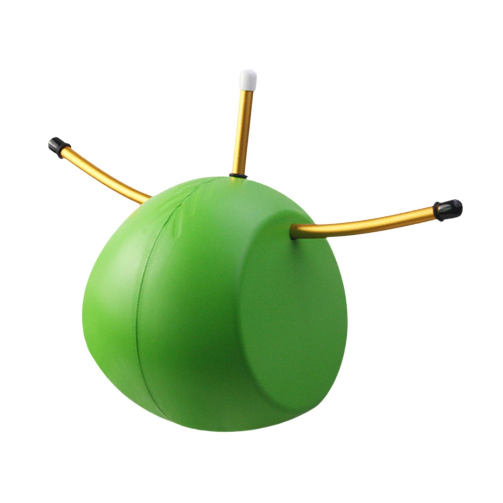 Golf Swing Trainer Ball Lightweight Arm Corrector for Beginners Golfers Pros Green Gold