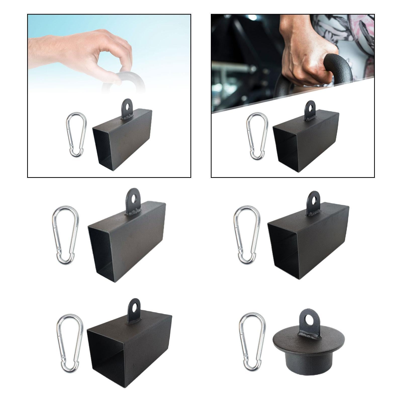 Pinch Block Iron Portable Weight for Gymnastic Back Rows Rock Climbing Square 4 cmx8 cm