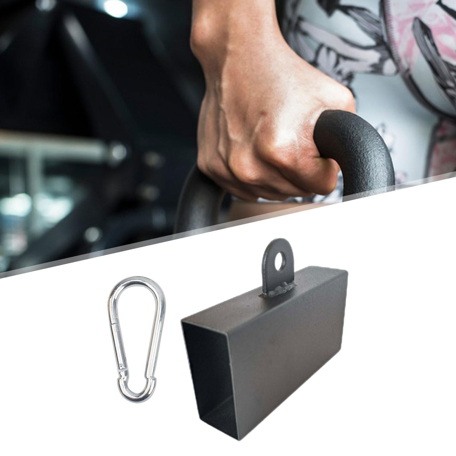 Pinch Block Iron Portable Weight for Gymnastic Back Rows Rock Climbing Square 4 cmx8 cm