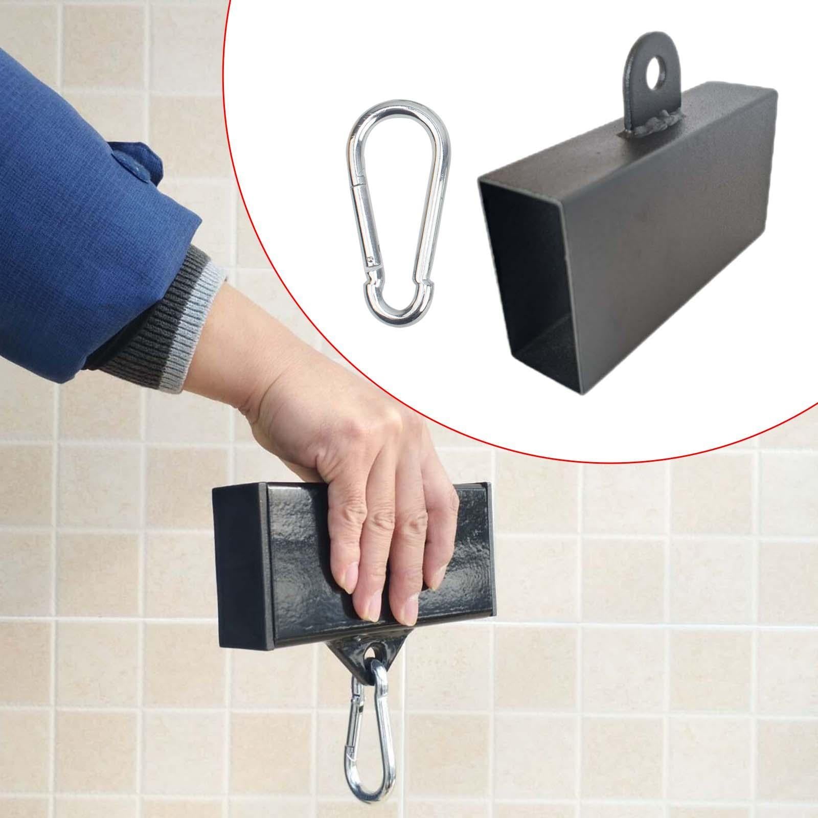 Pinch Block Iron Portable Weight for Gymnastic Back Rows Rock Climbing Square 4 cmx8 cm
