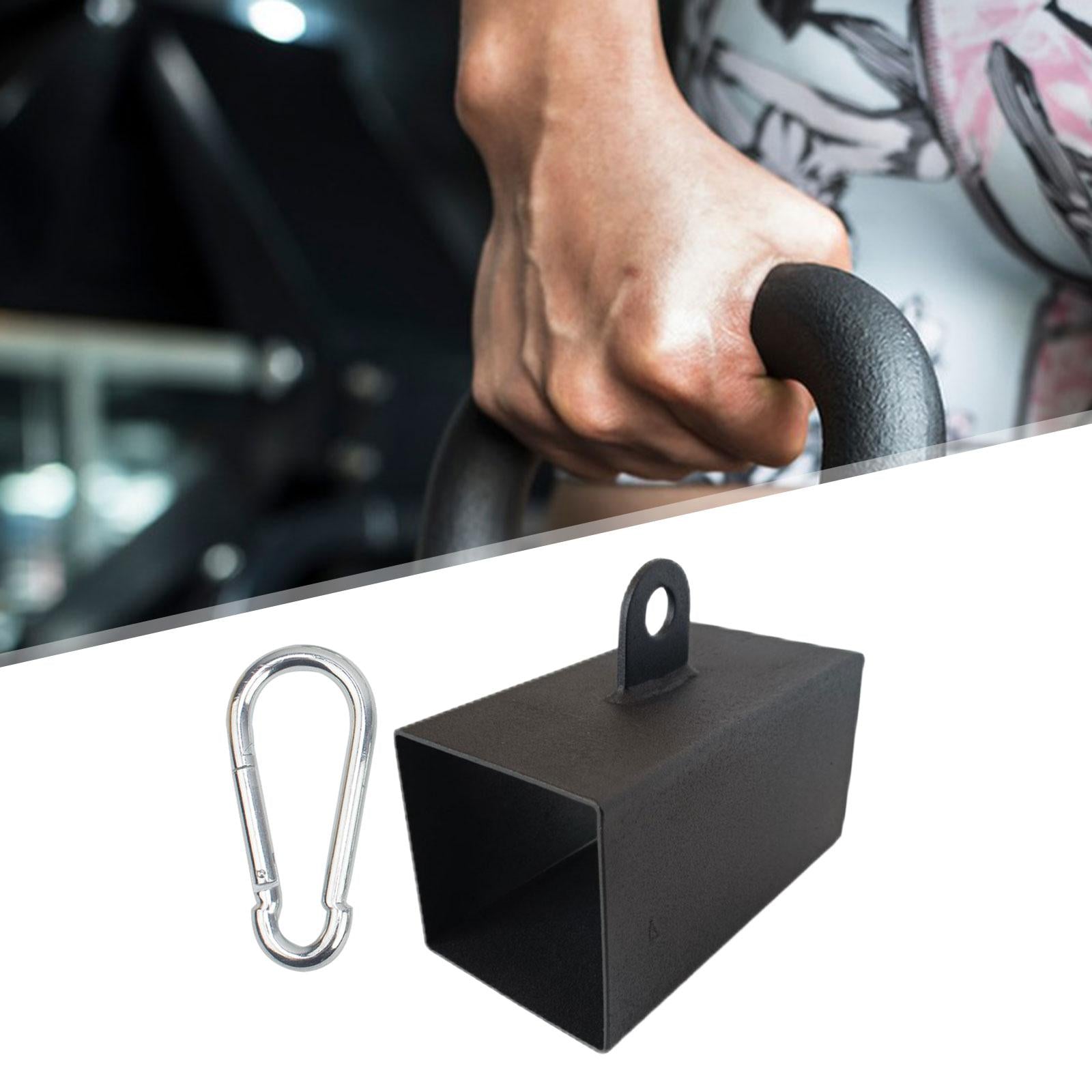 Pinch Block Iron Portable Weight for Gymnastic Back Rows Rock Climbing Square Shape 8 cmx8 cm