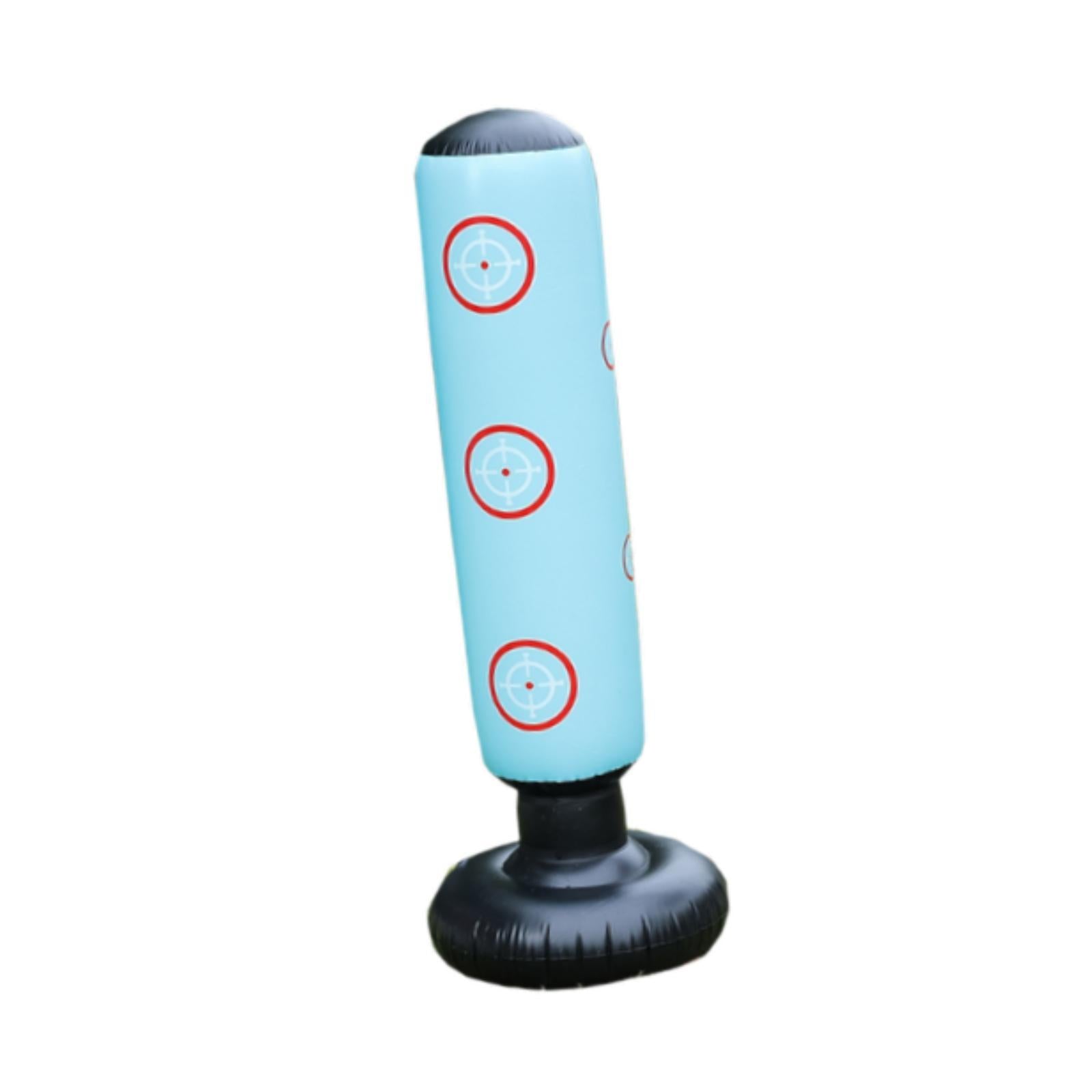 Inflatable Punch Bag Punchbag for Karate Practicing Indoor Outdoor Women Men Blue