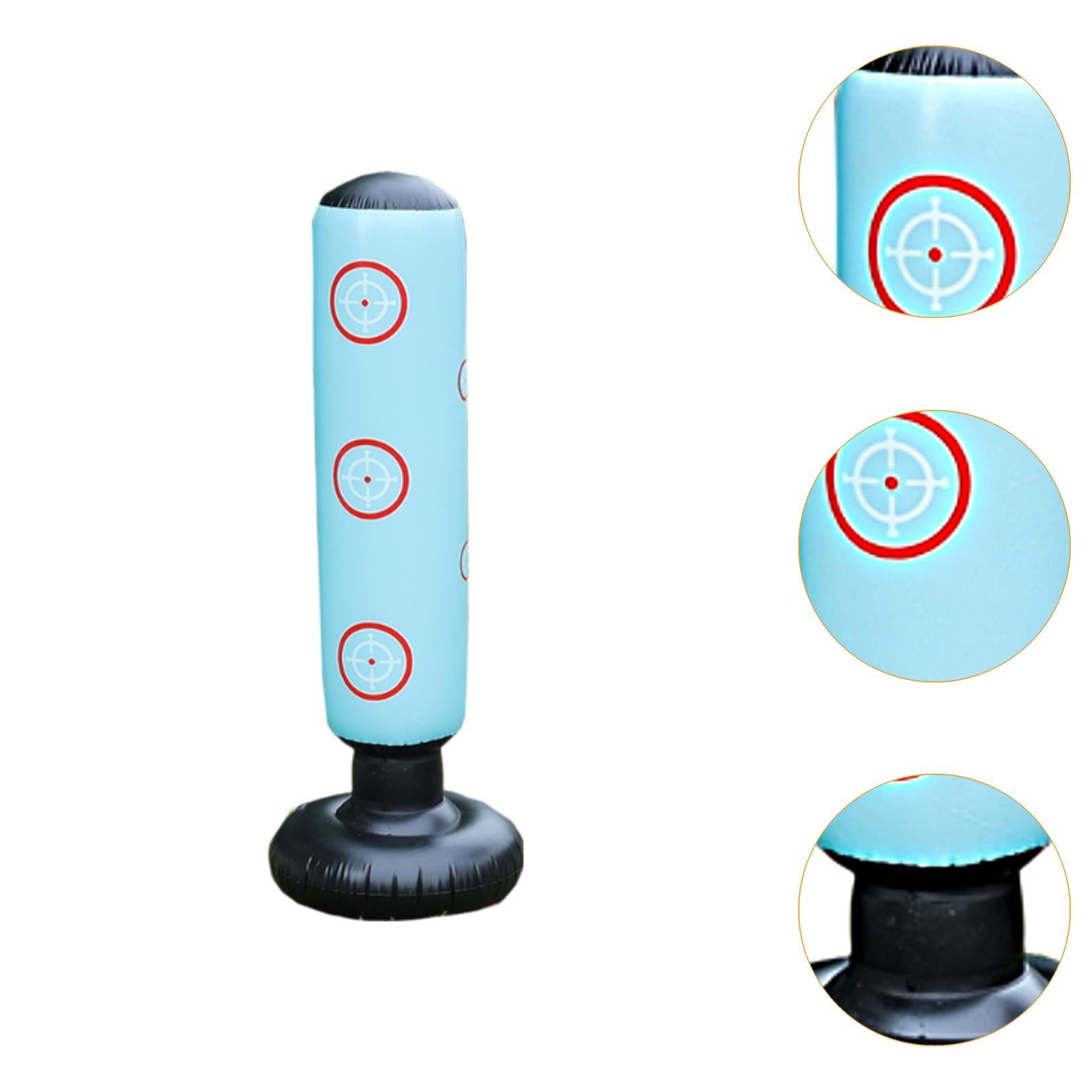 Inflatable Punch Bag Punchbag for Karate Practicing Indoor Outdoor Women Men Blue