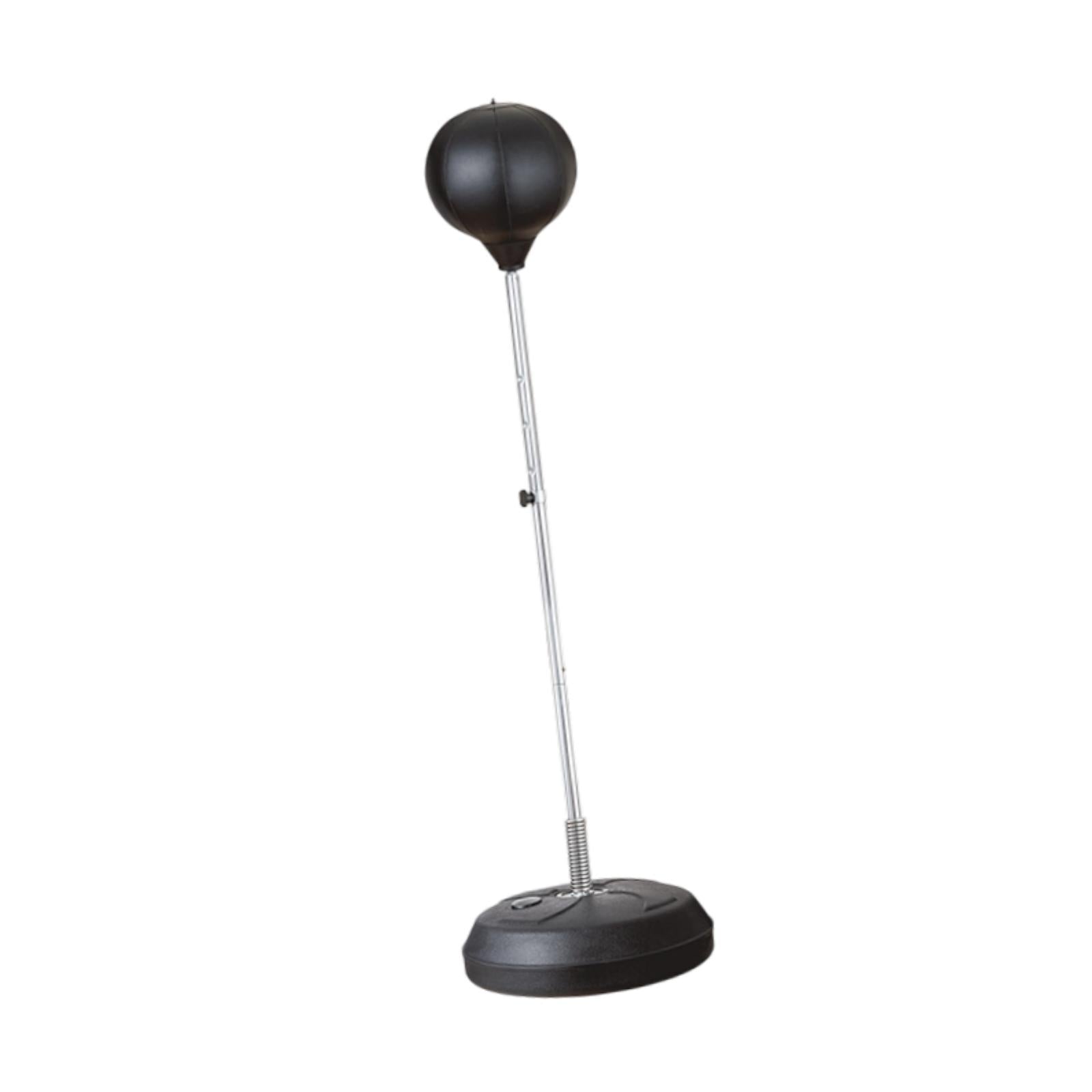 Punching Bag with Stand Stand up Sandbag Focus Reflex Ball Adjustable Height Black for Kids