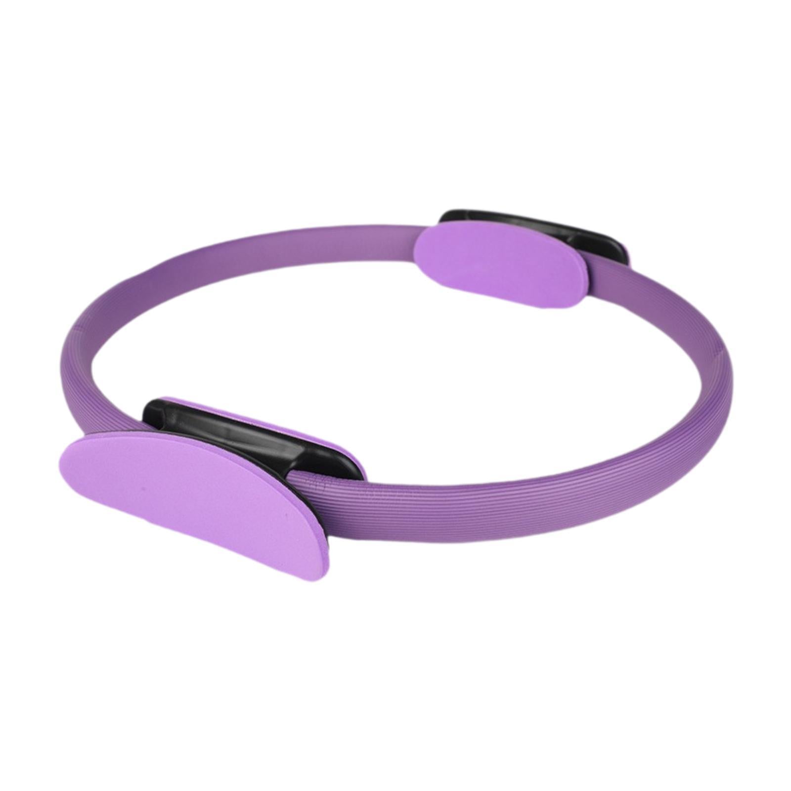 Pilates Ring Circle Workout for Women Men for Back Abdominal Muscle Shoulder Purple