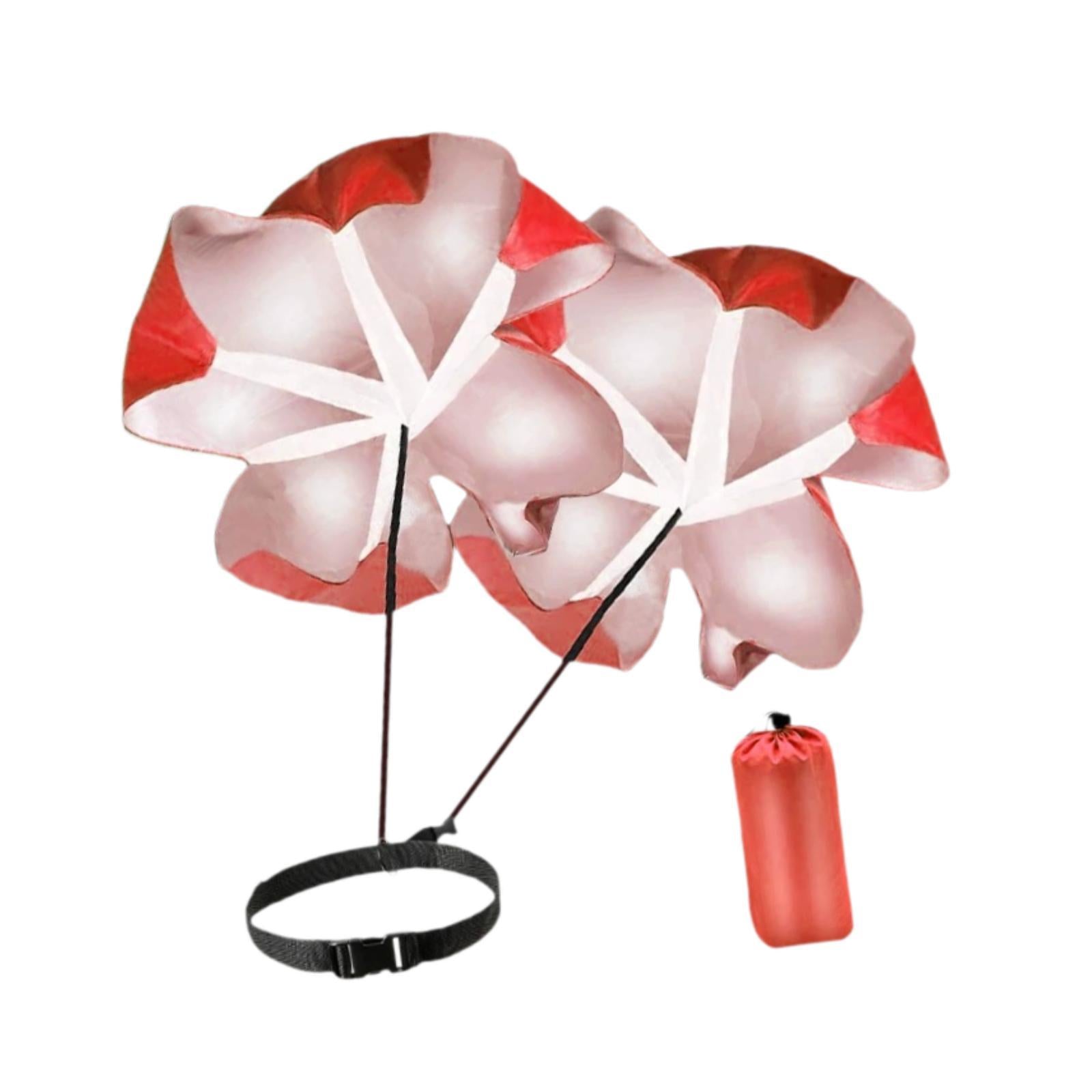 Running Speed Chute Powerchute Umbrella for Soccer Core Strength Kids Adults Red