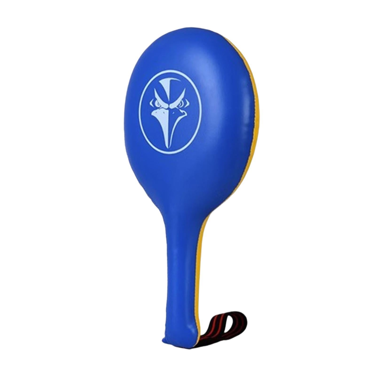 Boxing Target Paddle Punching and Striking Pad for Muay Thai Fitness Workout Yellow Blue