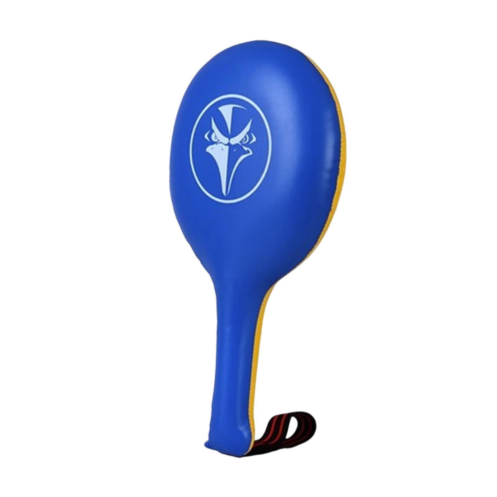 Boxing Target Paddle Punching and Striking Pad for Muay Thai Fitness Workout Yellow Blue