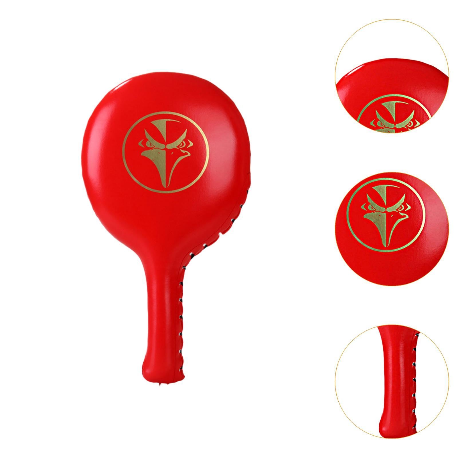 Boxing Target Paddle Punching and Striking Pad for Muay Thai Fitness Workout Red