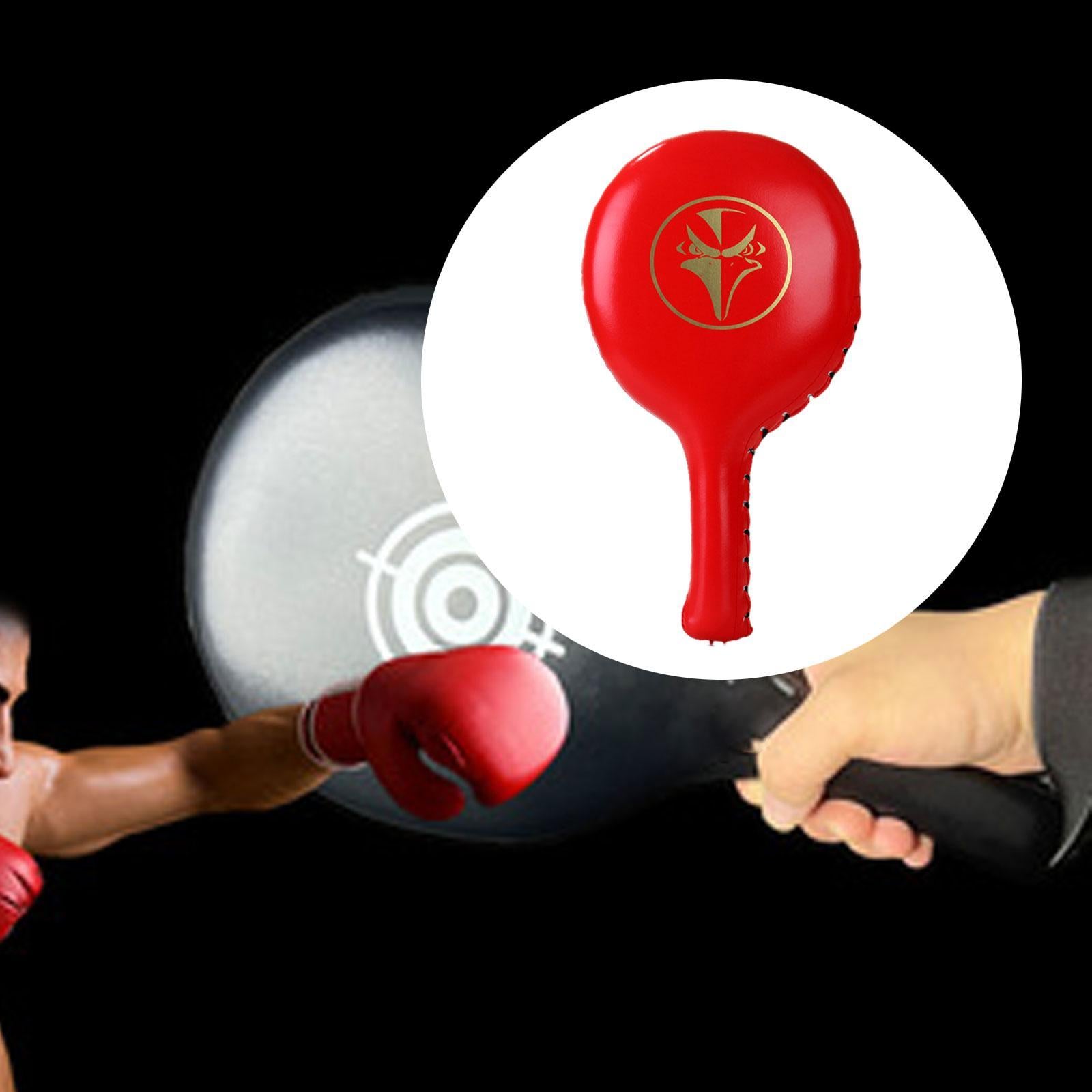 Boxing Target Paddle Punching and Striking Pad for Muay Thai Fitness Workout Red