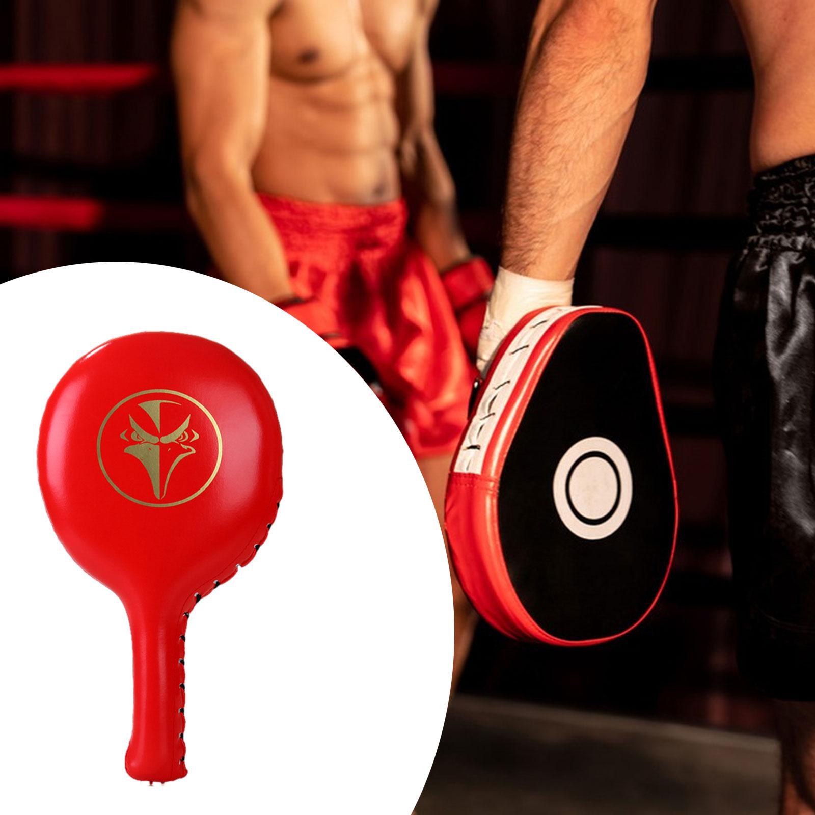 Boxing Target Paddle Punching and Striking Pad for Muay Thai Fitness Workout Red