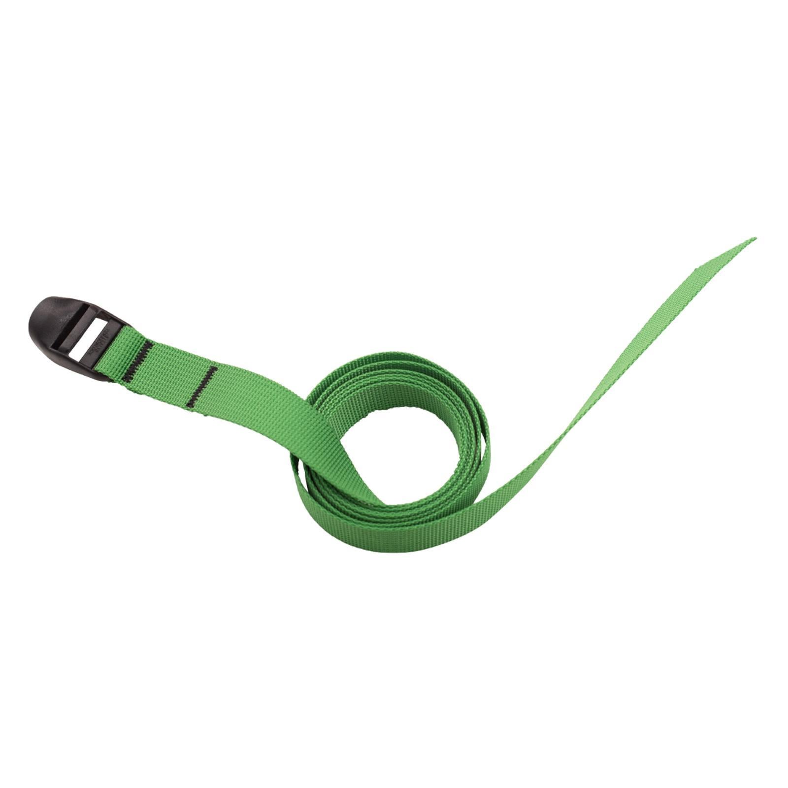 Lashing Strap Adjustable with Buckle Luggage Bag Travel Kayak Tie Down Strap Green