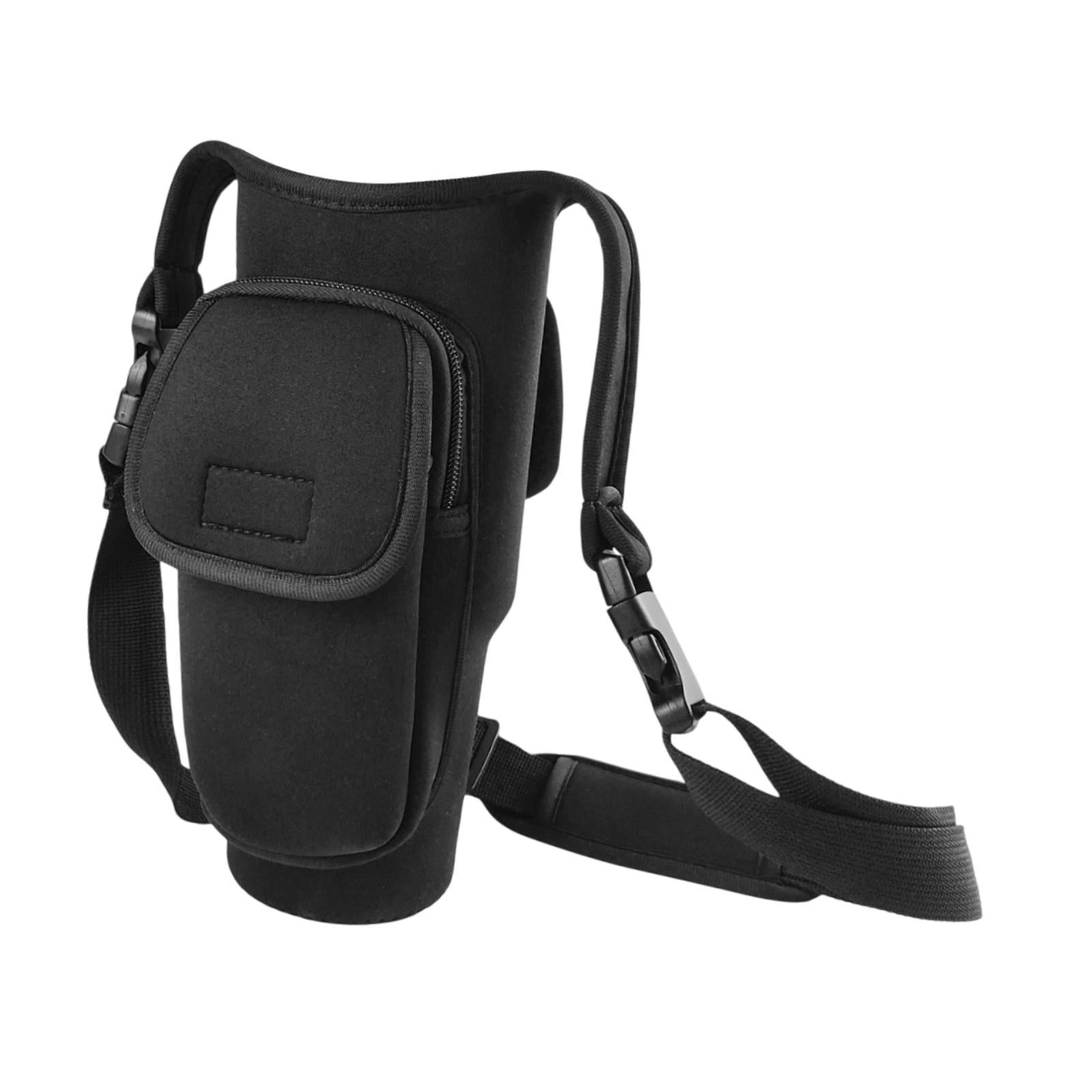 Water Bottle Carrier Bag for 40oz Tumbler with Handle for Backpacking Hiking