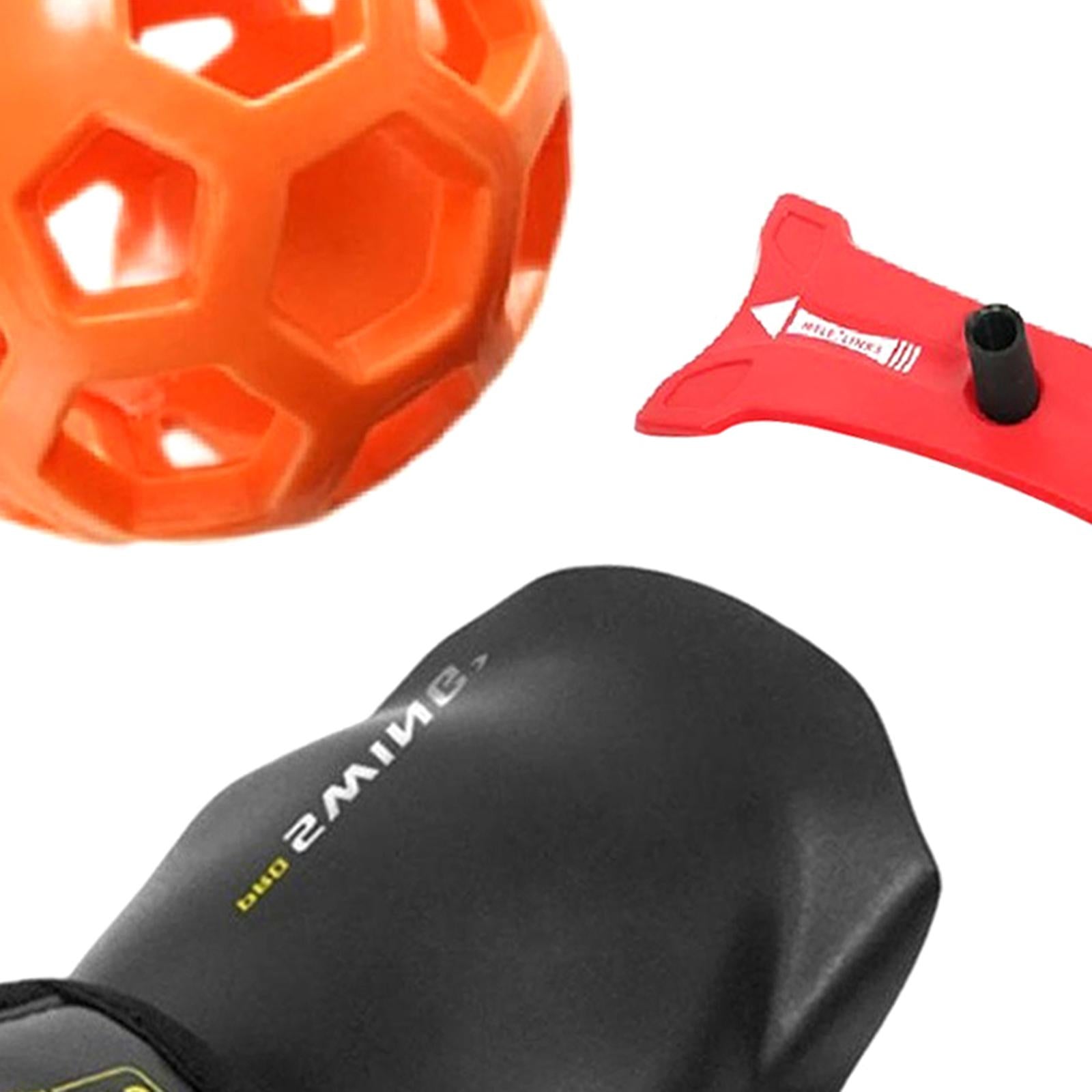 Golf Swing Trainer Golf Straight Arm Trainer Beginners Golf Wrist Brace Band Orange Ball