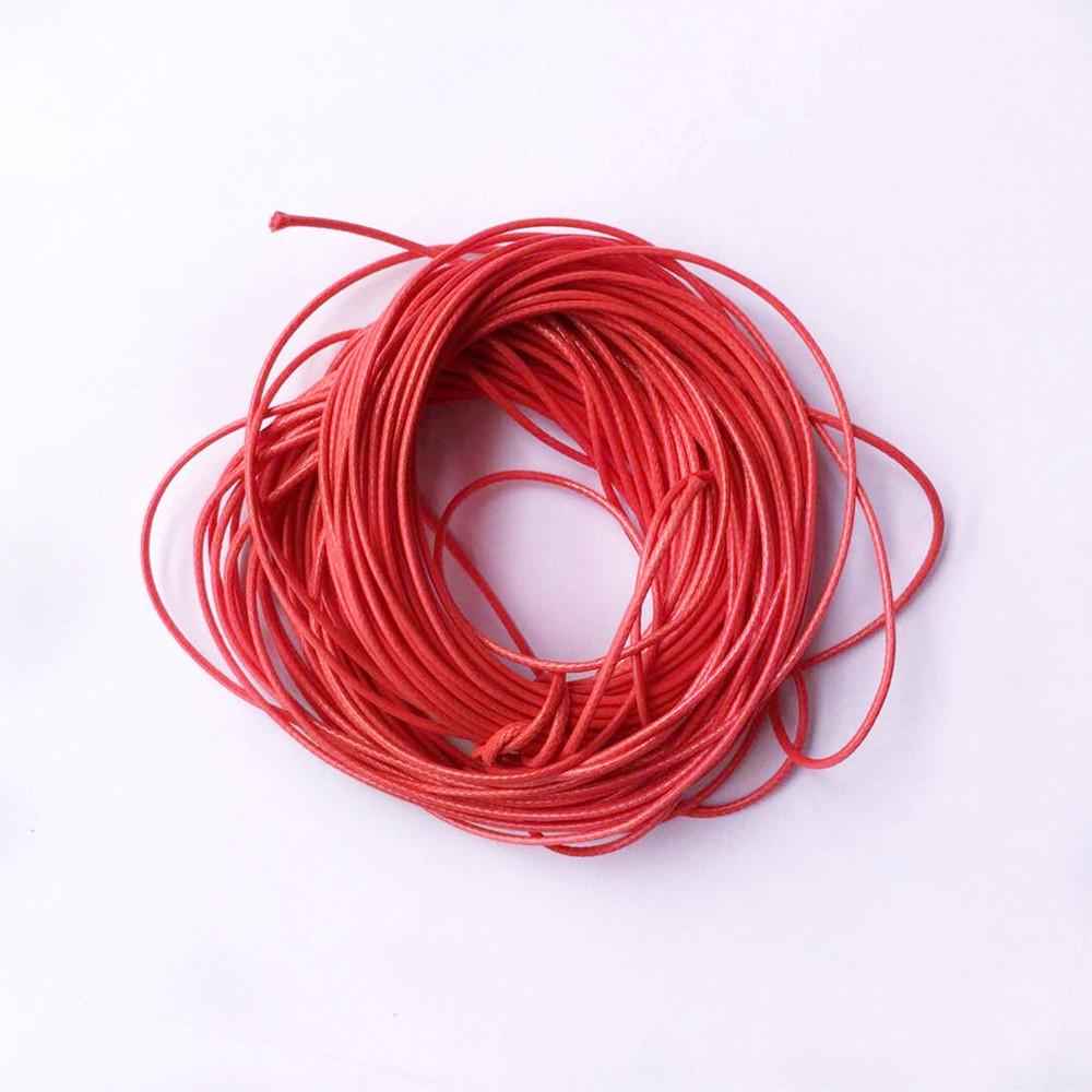 10 Meter Wax Nylon String Rope for DIY Bracelet Jewelry Making Red