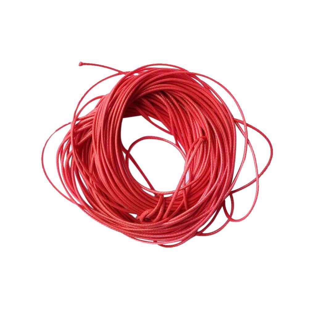10 Meter Wax Nylon String Rope for DIY Bracelet Jewelry Making Red