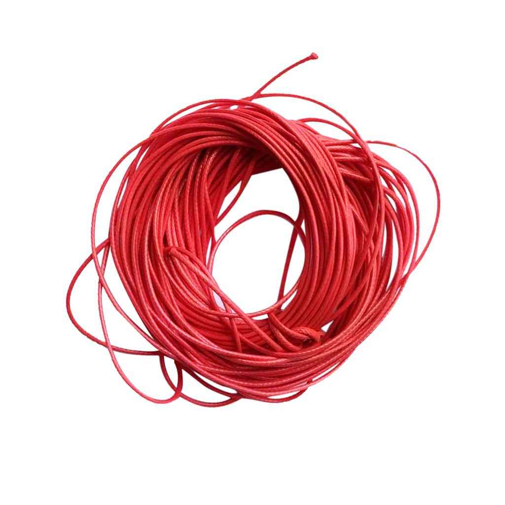 10 Meter Wax Nylon String Rope for DIY Bracelet Jewelry Making Red