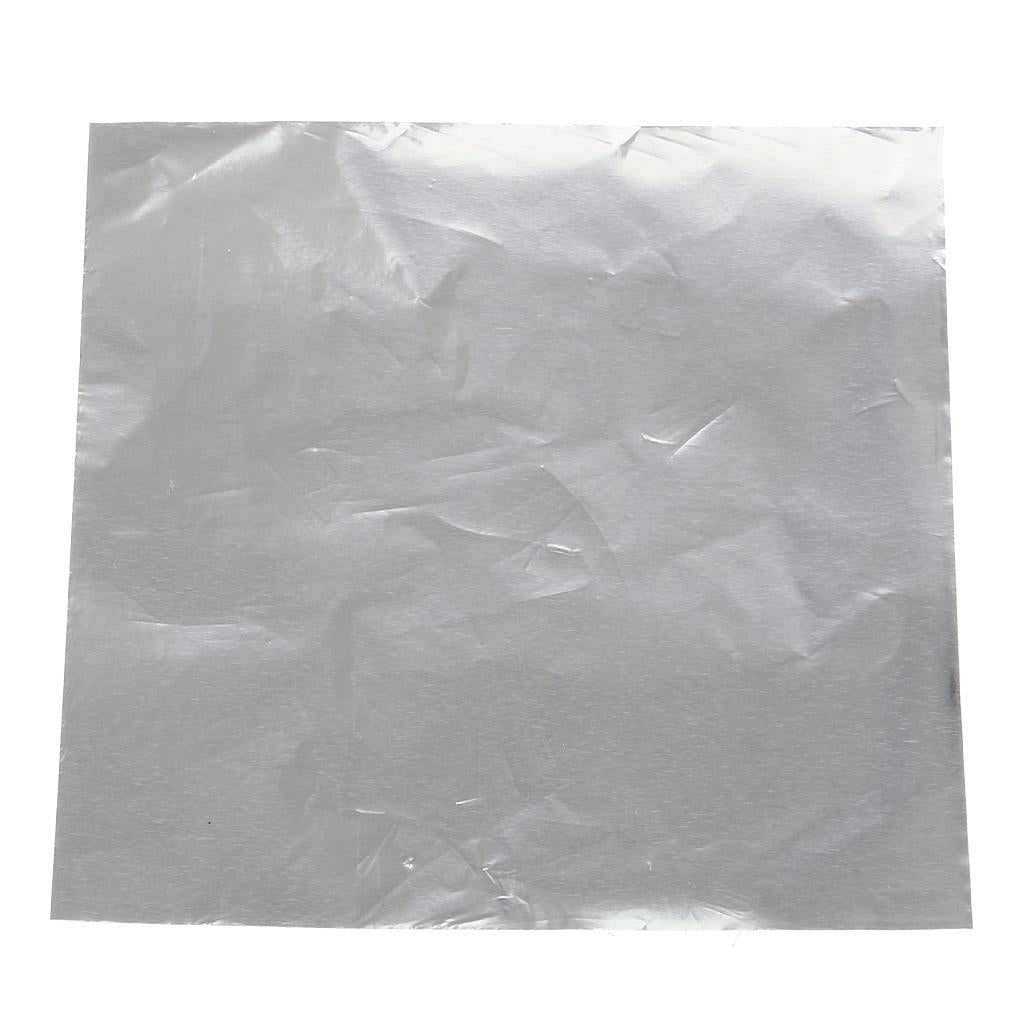 4x100 Pieces of Colors Foil Wrappers for Sweets Candy Chocolate Lolly 8x8cm