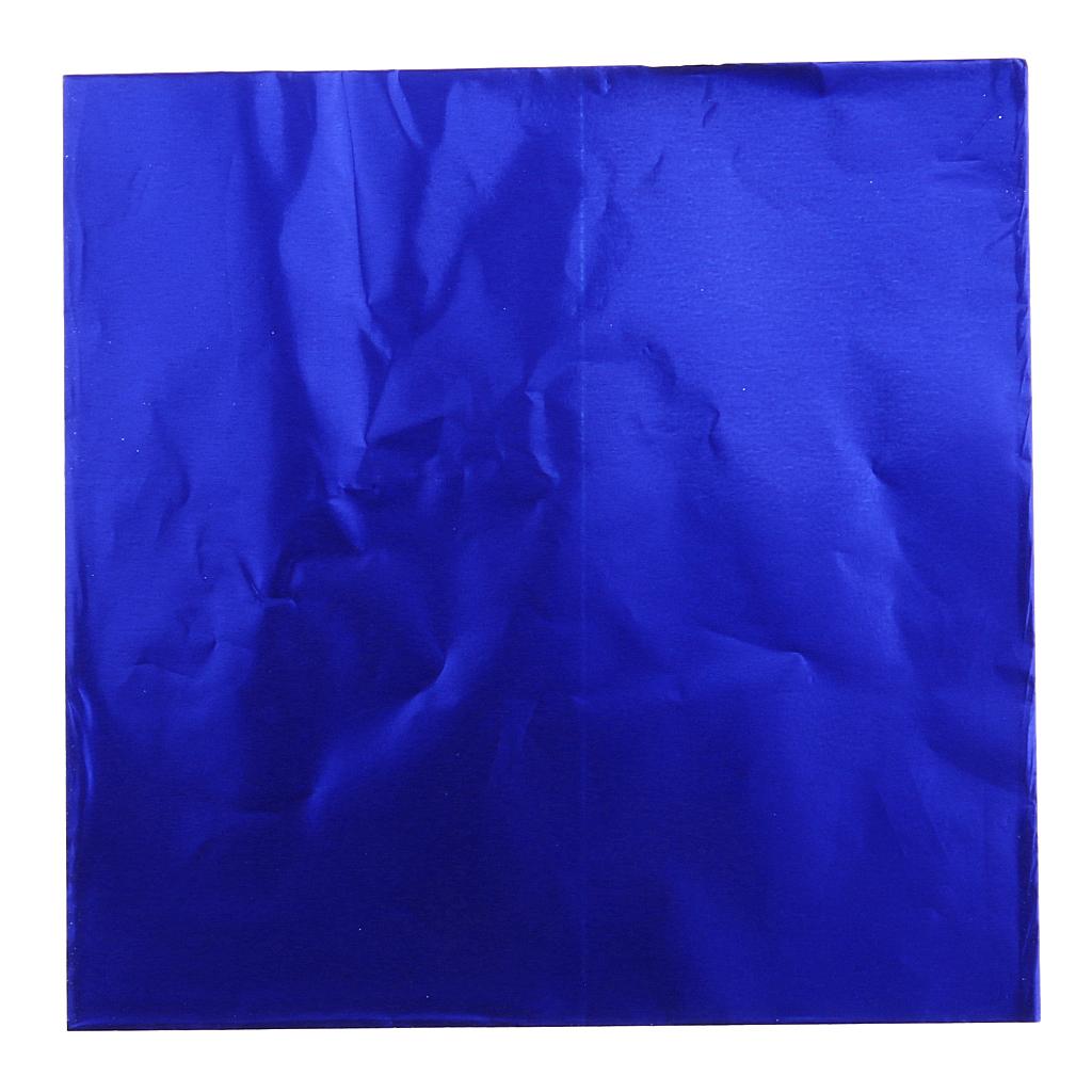 4x100 Pieces of colors Foil Wrappers Package for Candy Chocolate 8x8cm