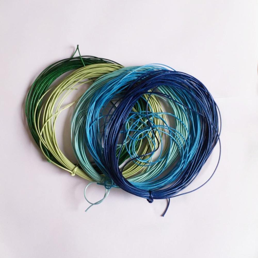 20 Meters Multicolor Wax Nylon String Rope DIY Bracelet Necklace Findings