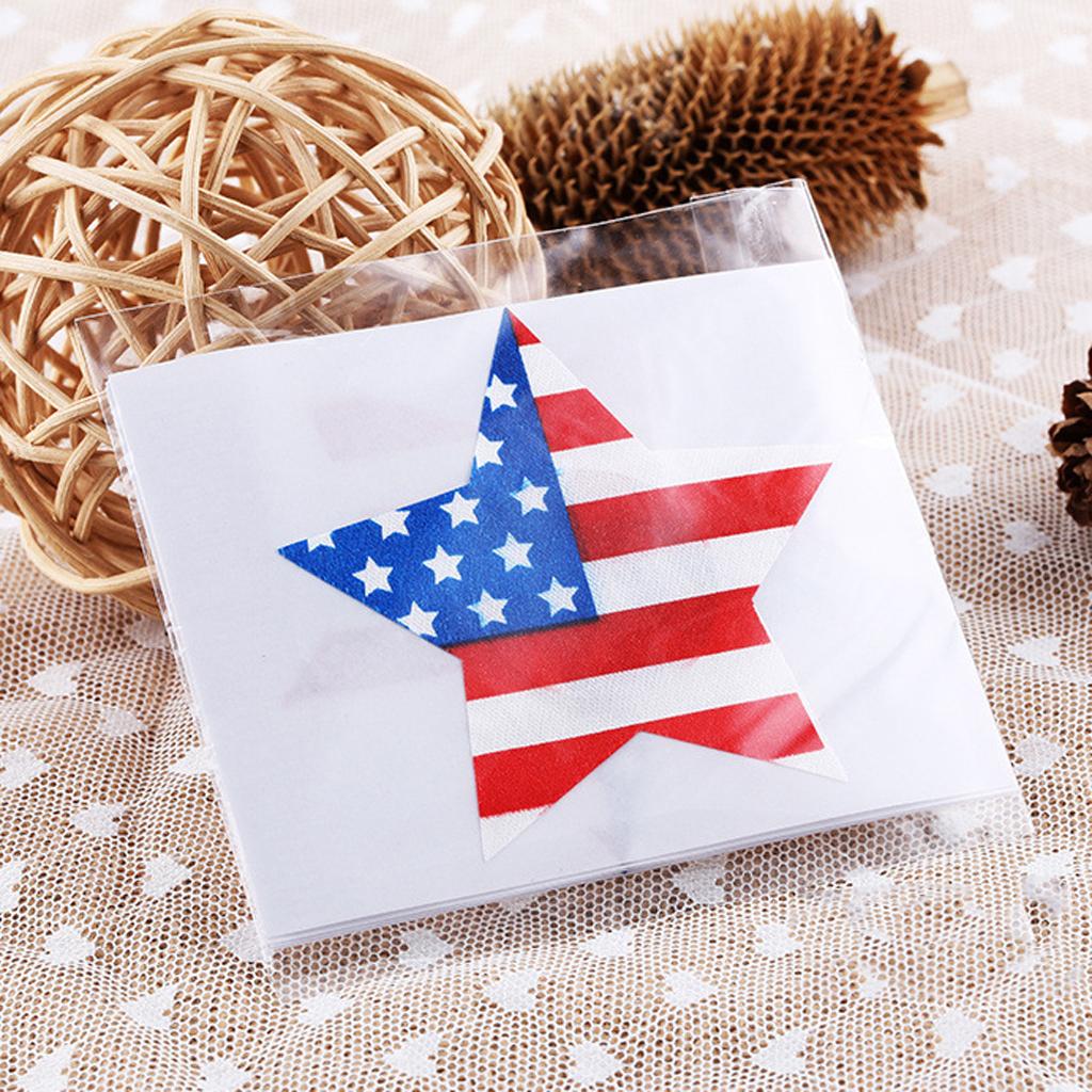 10 Pair American Flag Print Self Adhesive Pasties Nipple Cover Bra Sticker