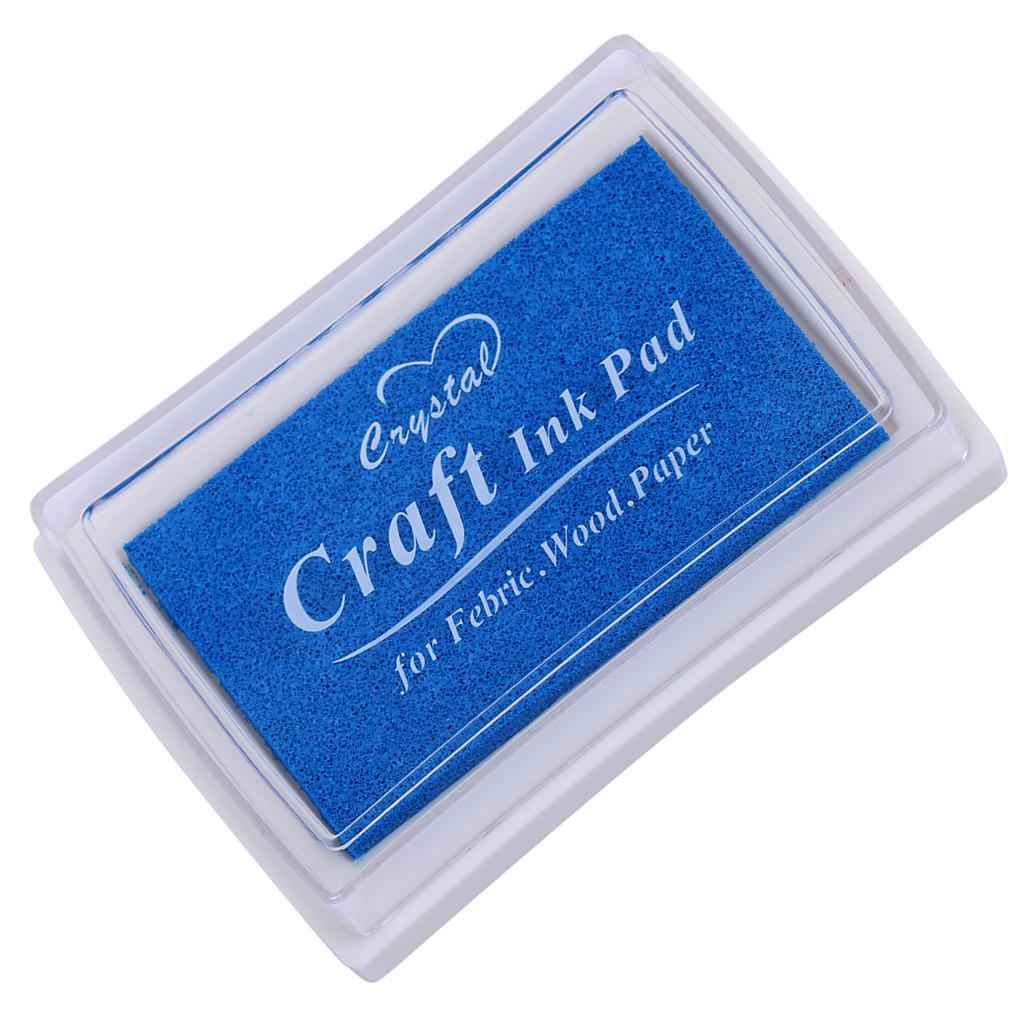 Ink Pad Korea Stationery DIY Craft for Paper Fabric Wood Sky Blue