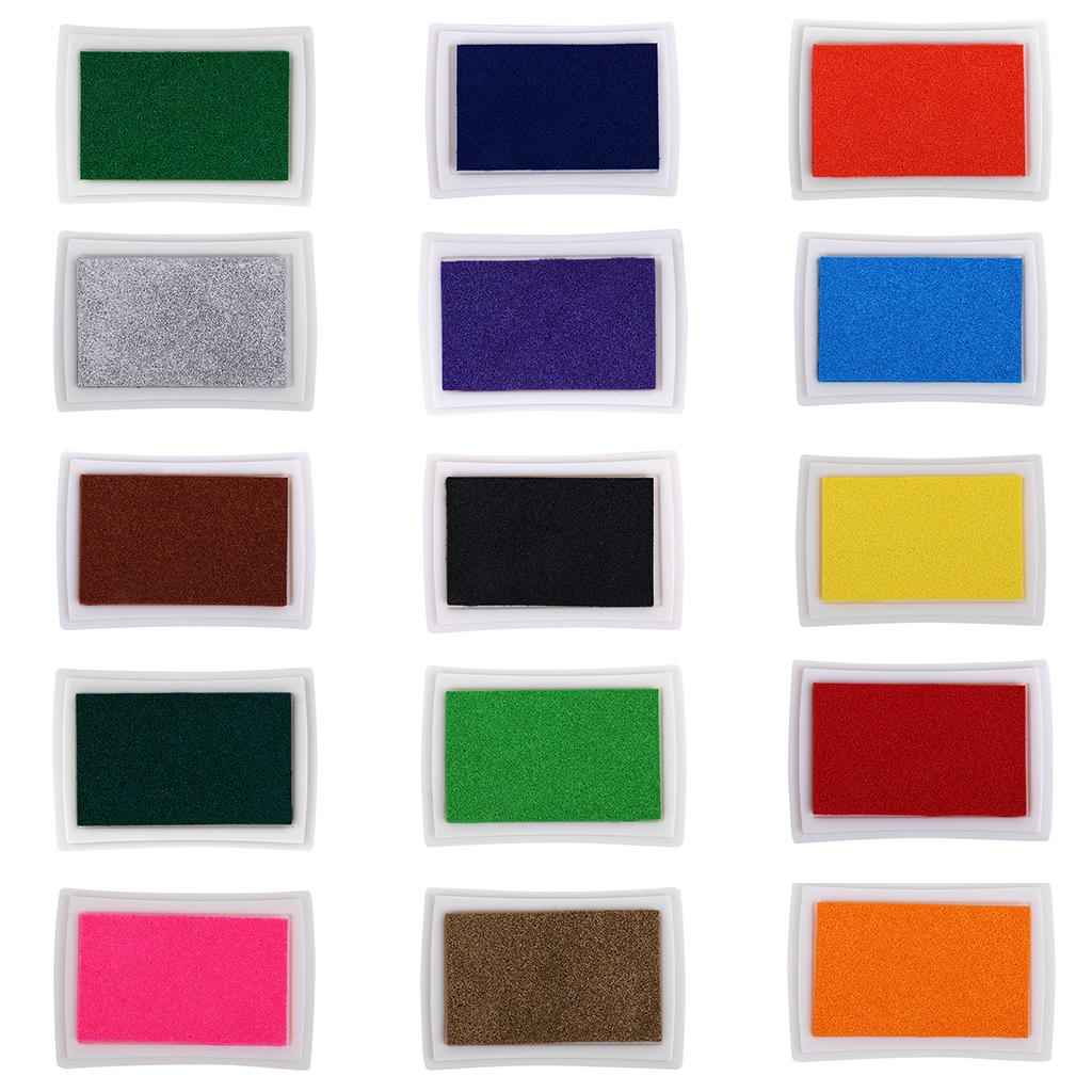 Ink Pad Korea Stationery DIY Craft for Paper Fabric Wood Gold