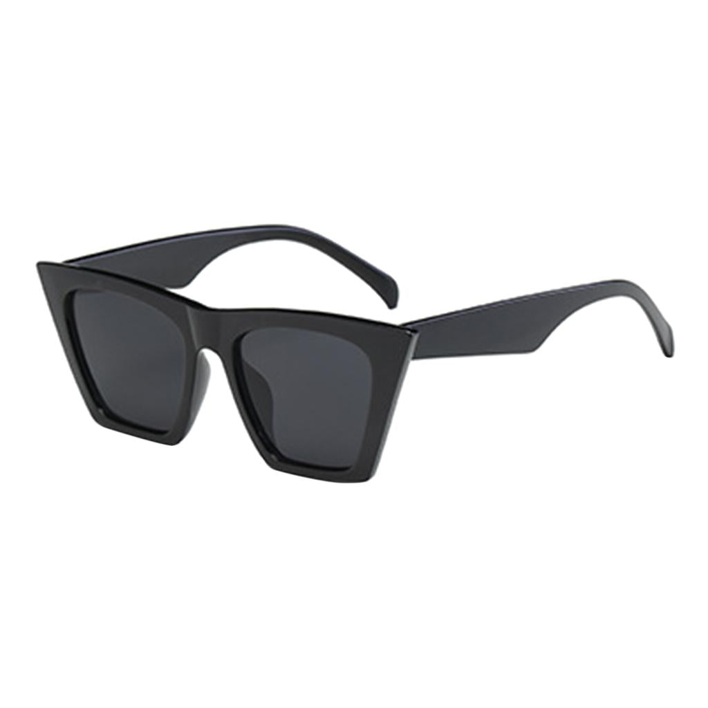Retro Cat eye Women Man Sunglasses Male Female Eyewear UV400 Black